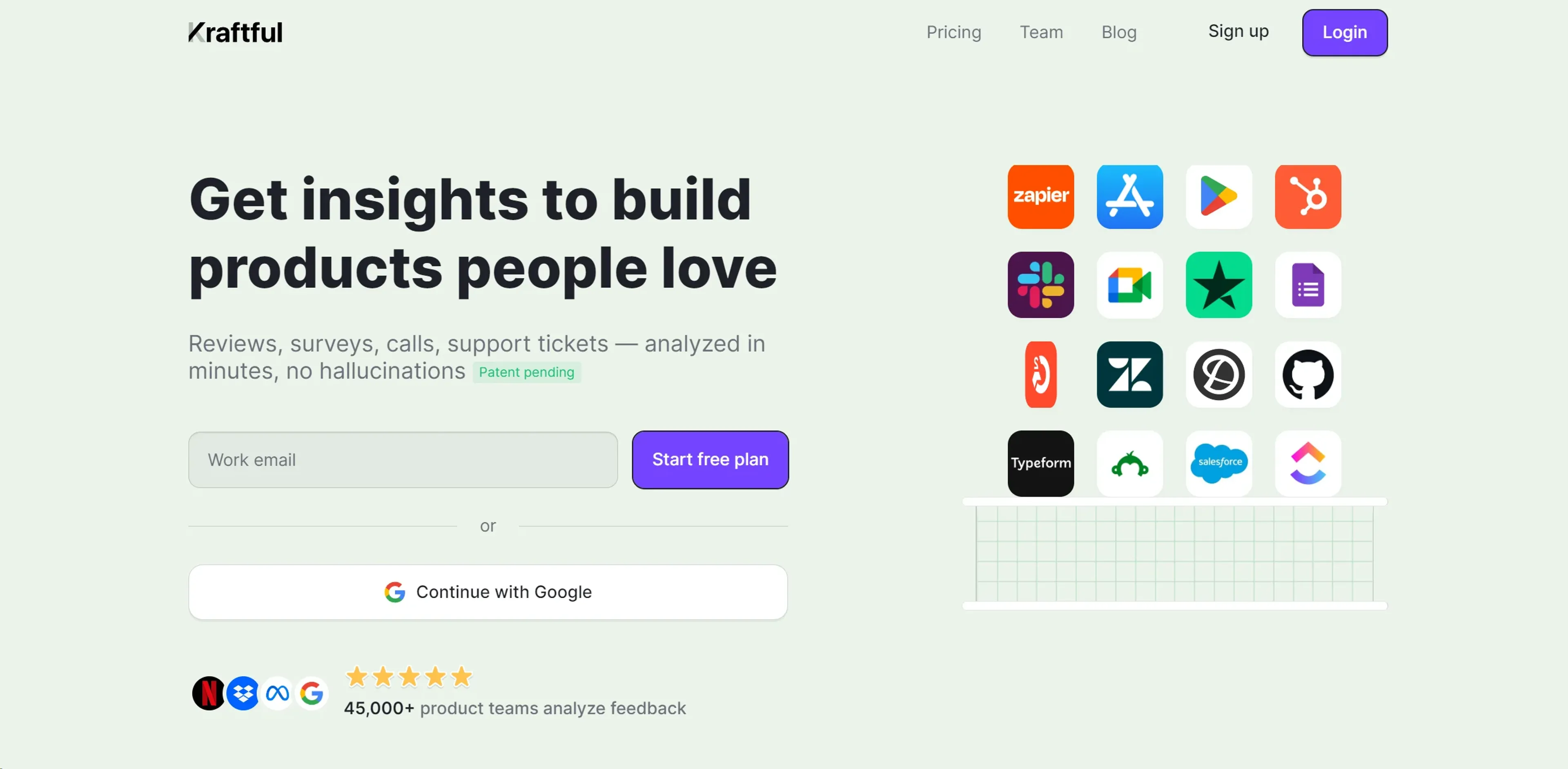 Image related to Kraftful, an AI tool for managing projects and team workflows.