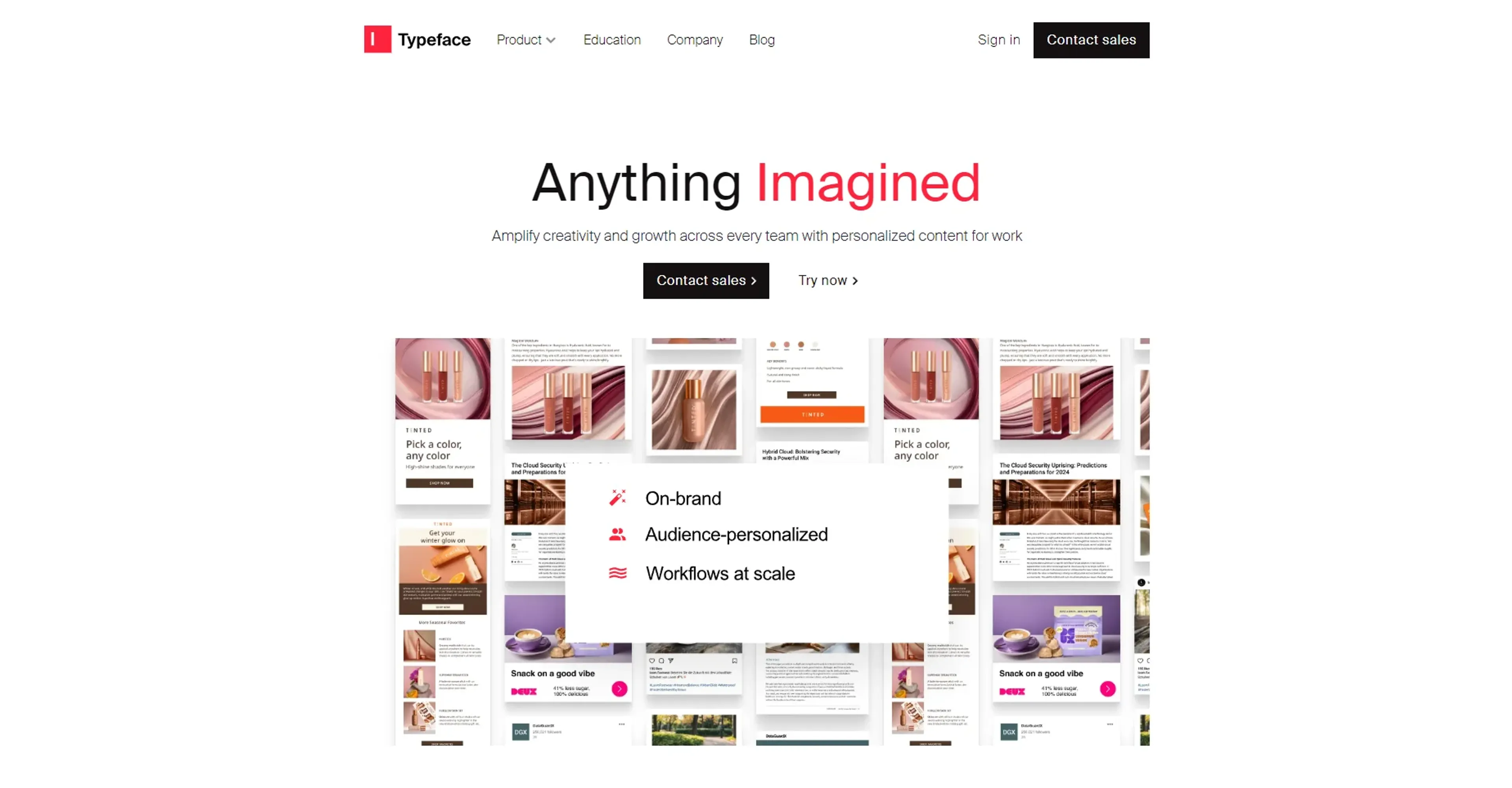 Image related to Typeface, an AI tool for managing and creating social media content.