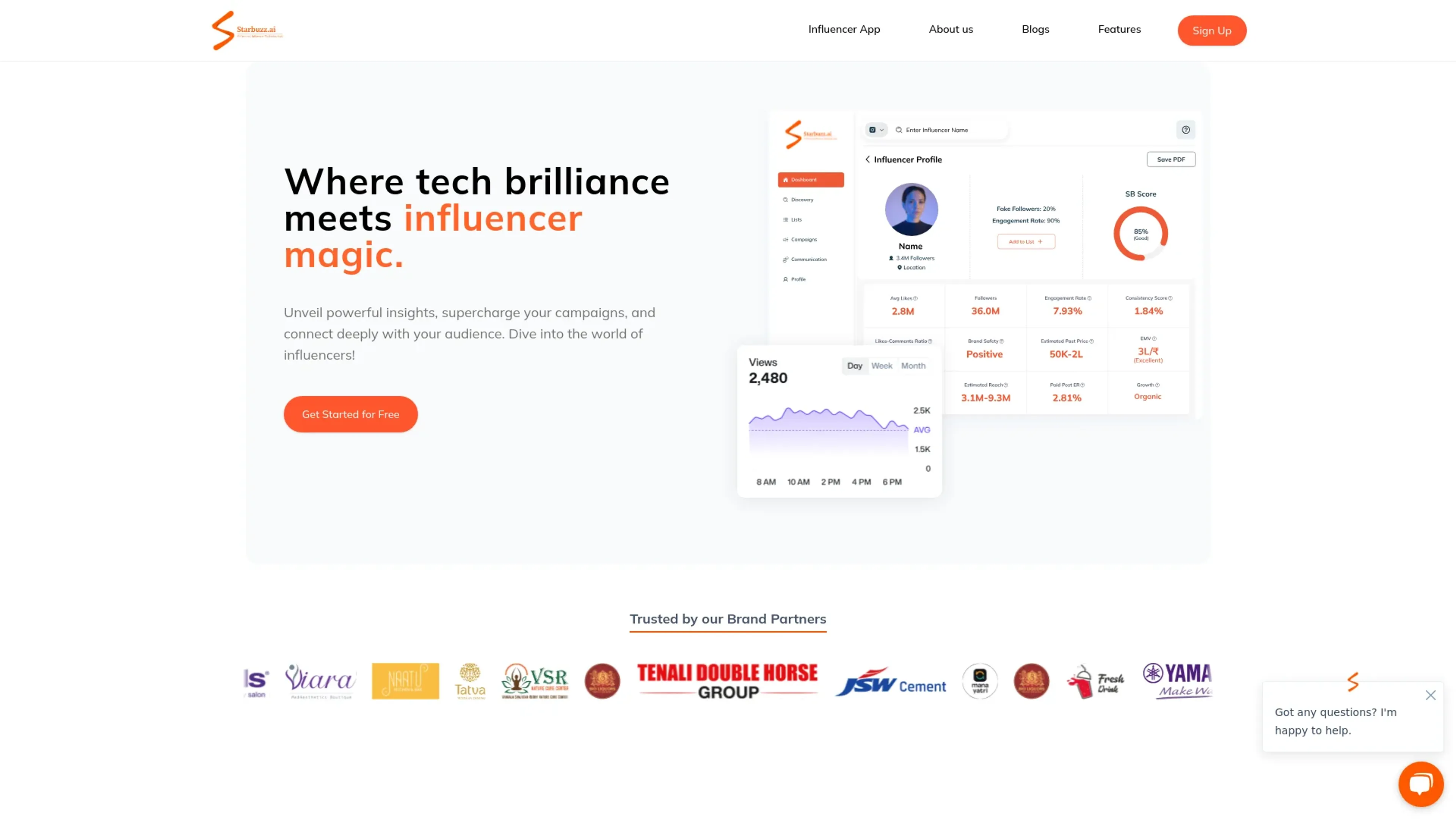 Starbuzz.ai screenshot