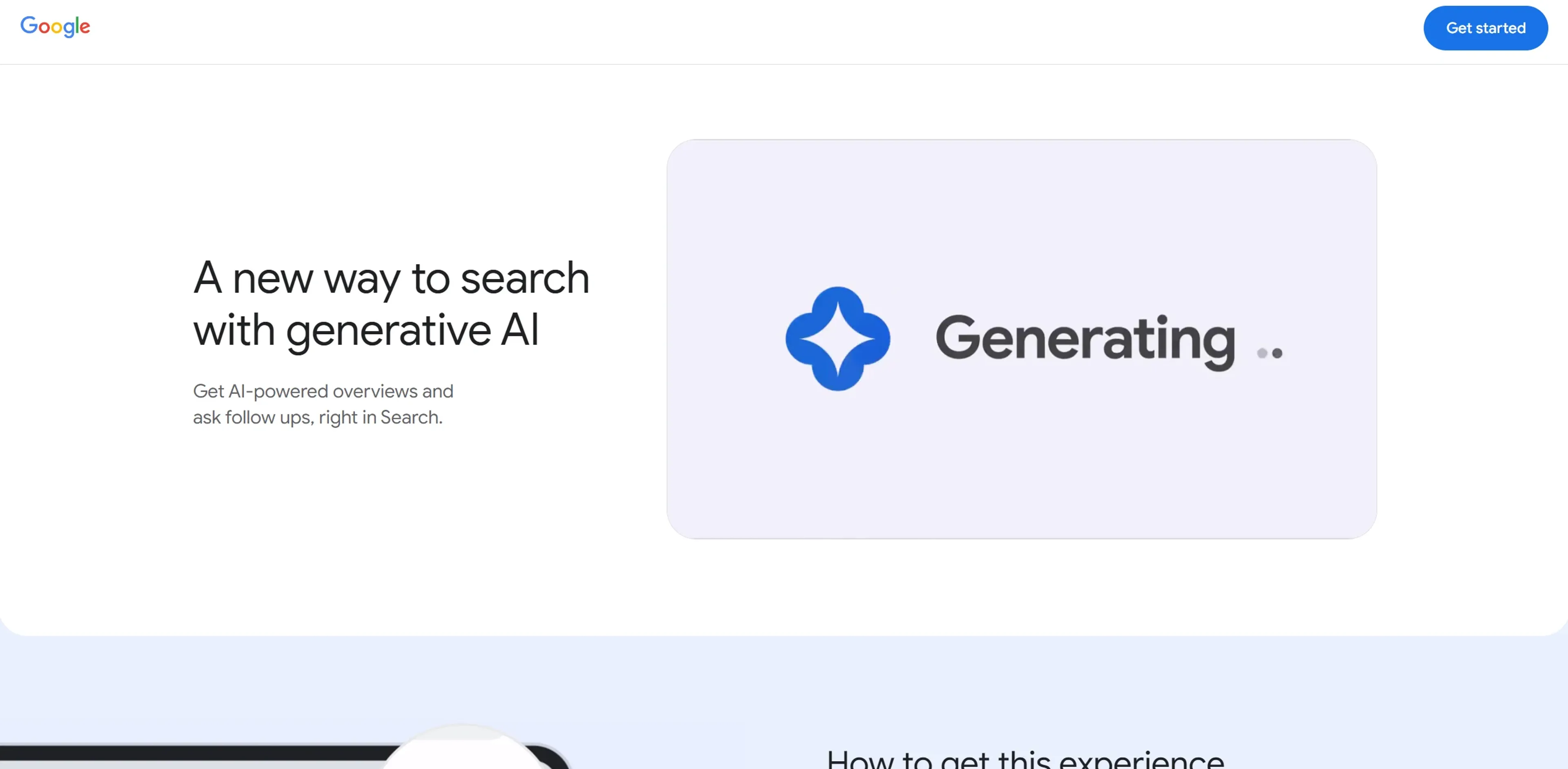 Image related to Google SGE, an AI-powered search engine for smarter results.