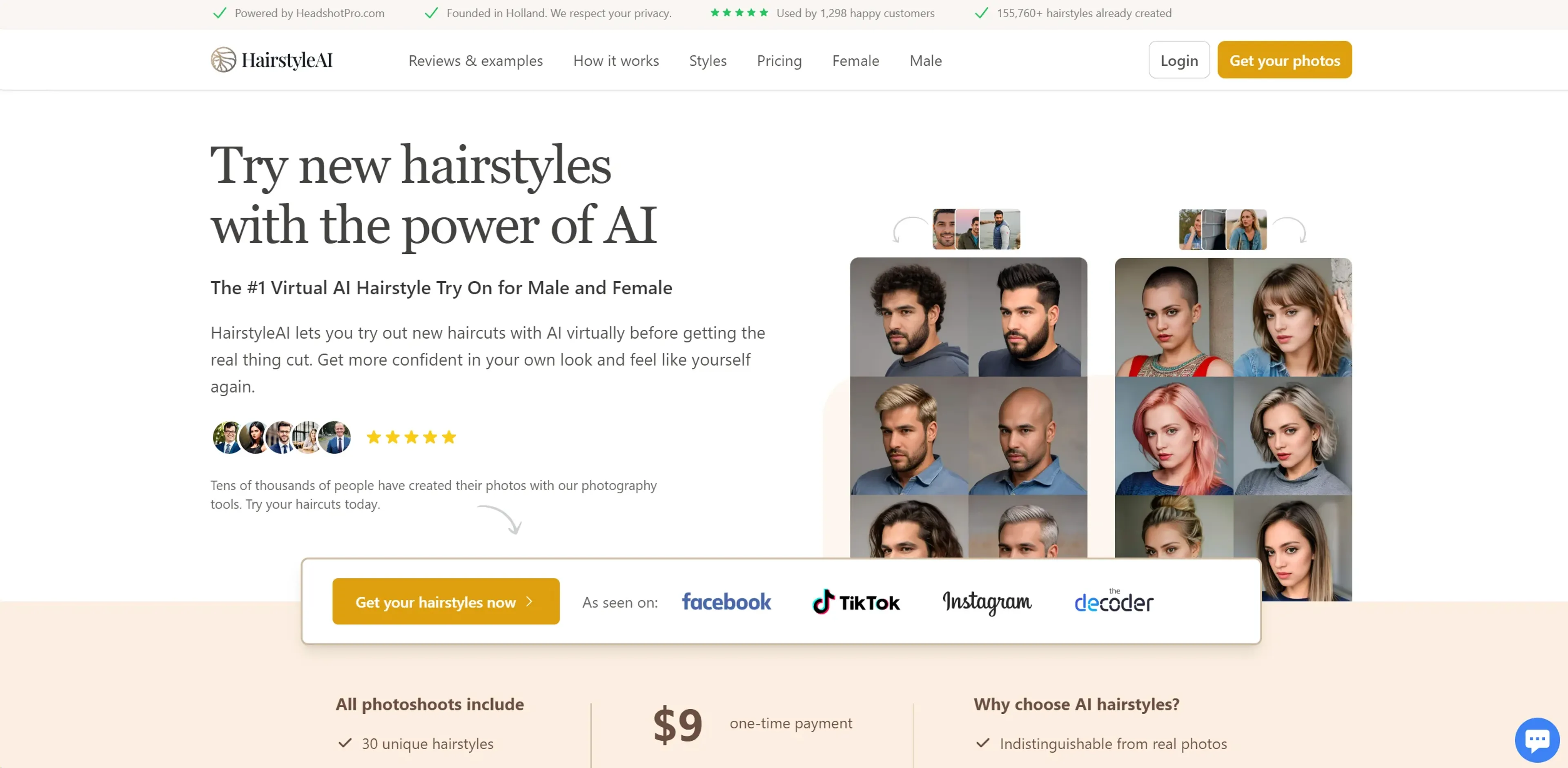 Image related to HairstyleAI, an AI tool for fashion design and styling.