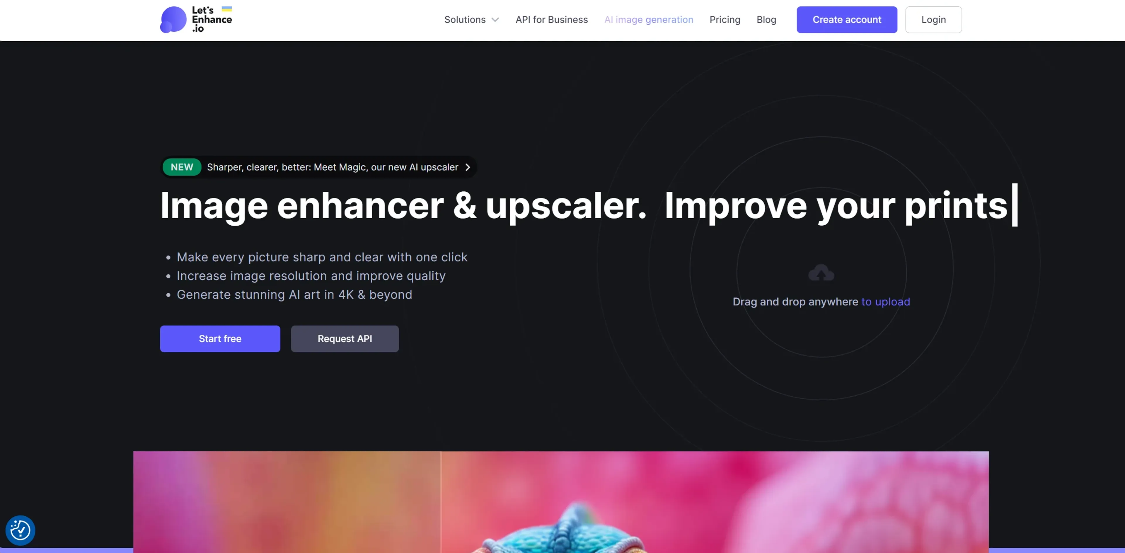 Image related to Let's Enhance, an AI tool for editing and enhancing images.