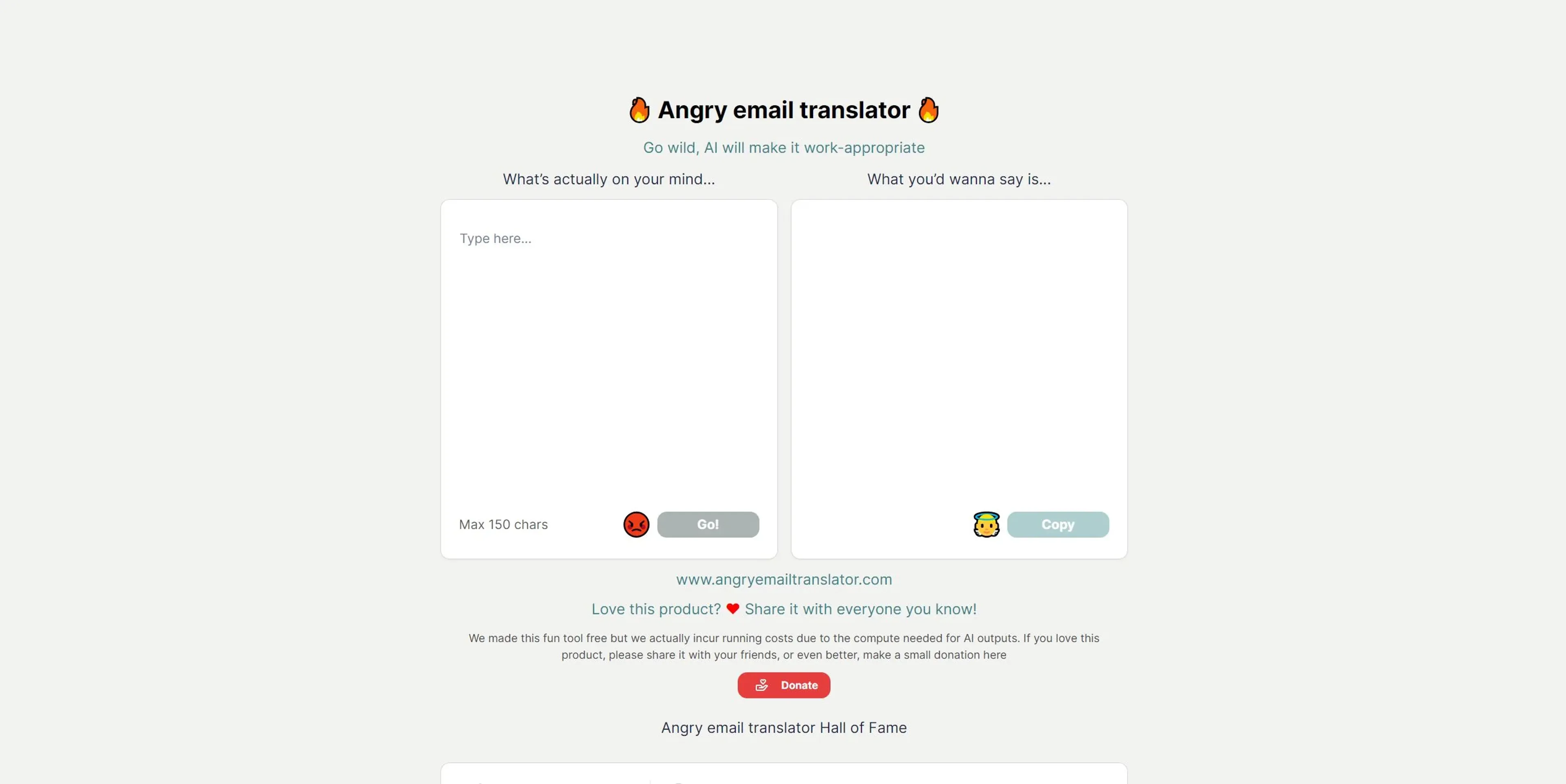 Image related to Angry Email Translator, an AI tool for managing and writing emails efficiently.