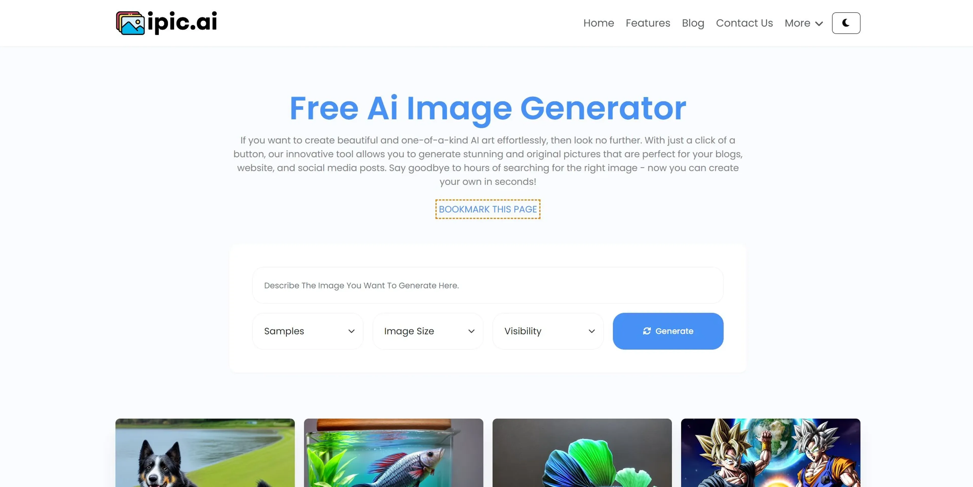 Image related to Ipic.ai, an AI tool for generating images from prompts.