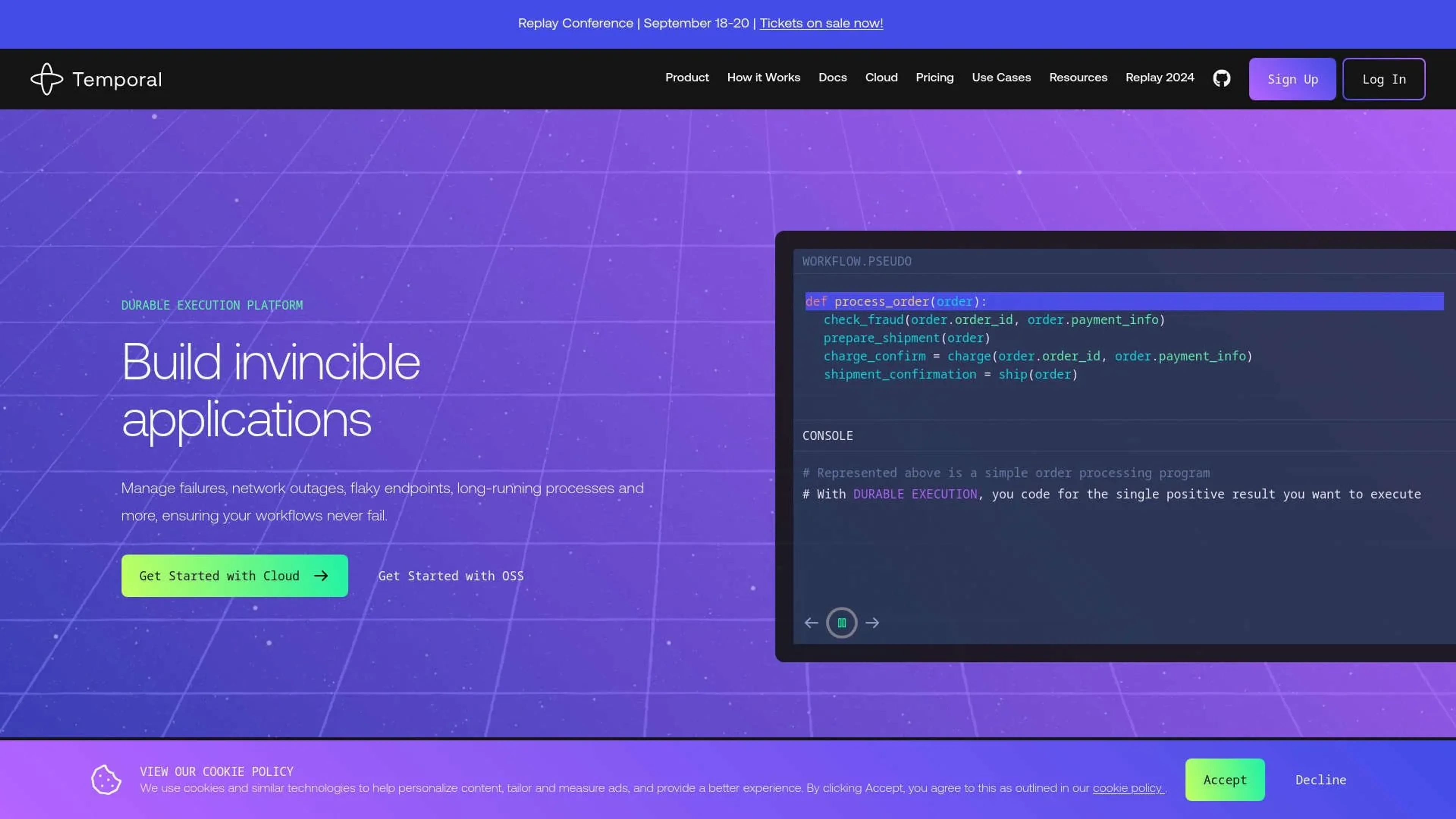 Image related to Temporal Technologies, an AI tool for automating workflows and business processes.