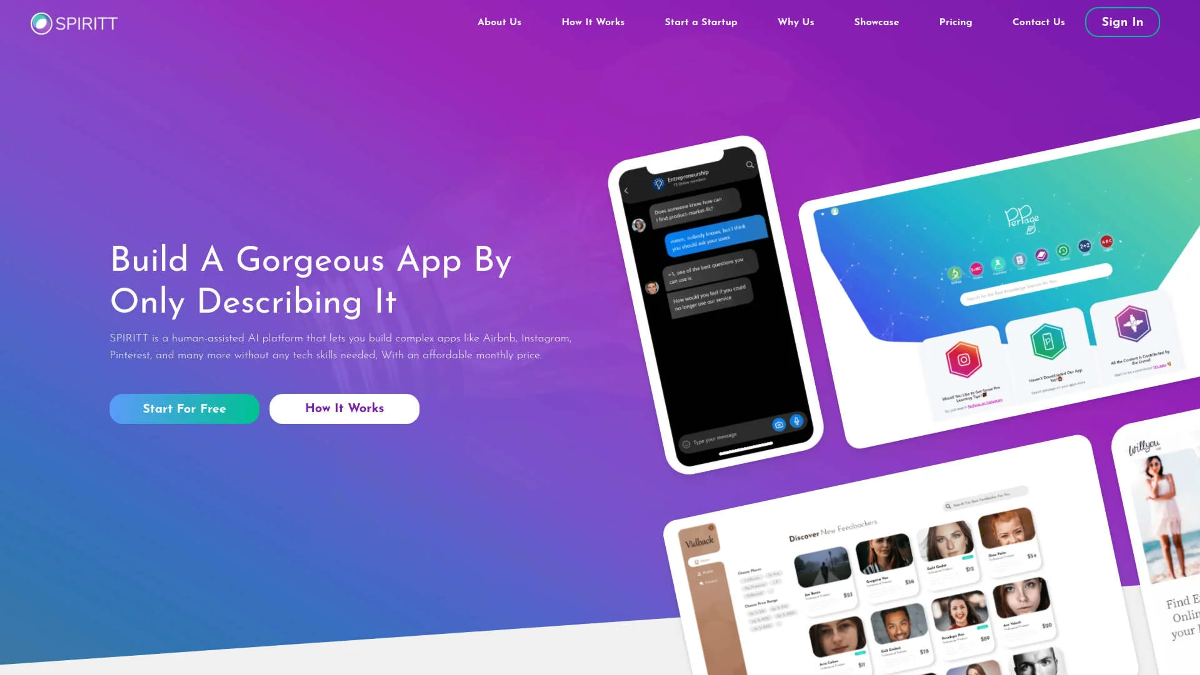 Image related to Spiritt, an AI tool for helping startups build and grow efficiently.