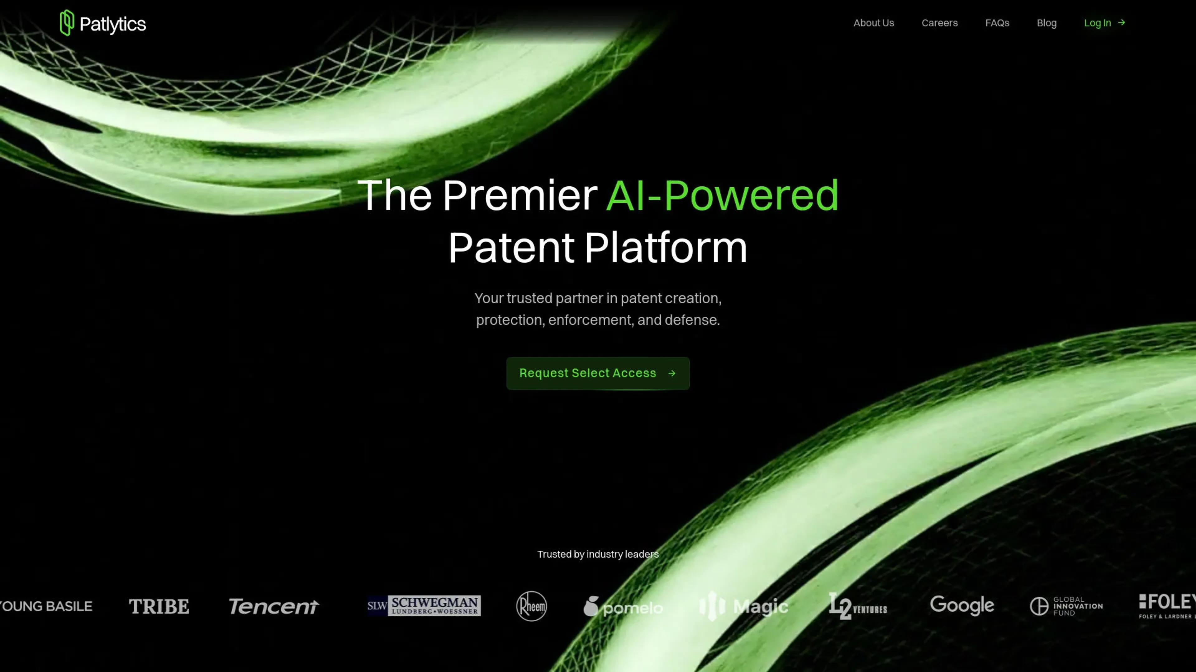 Image related to Patlytics, an AI tool for assisting with legal documents and research.