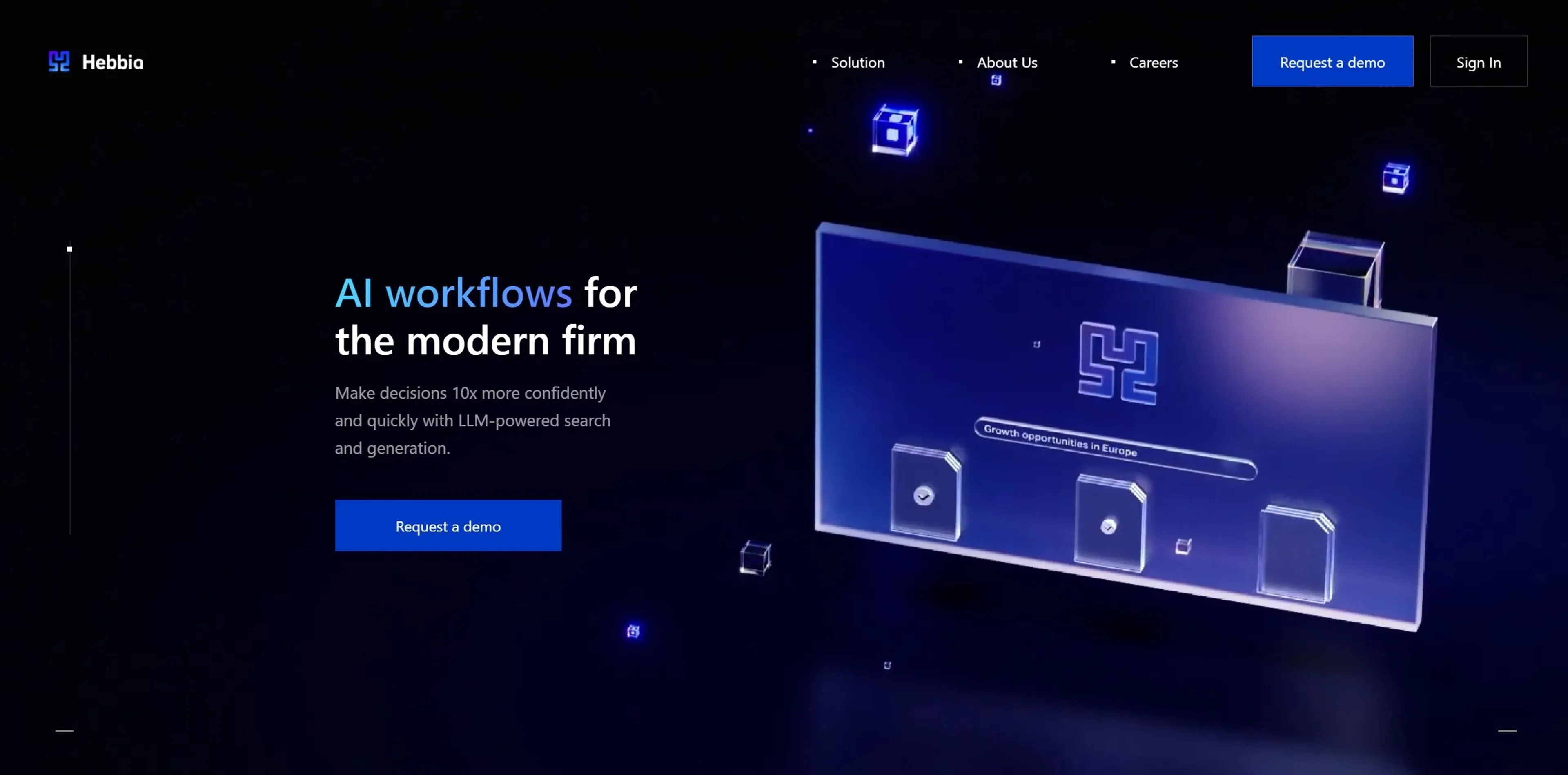 Image related to Hebbia, an AI tool for conducting and organizing research.