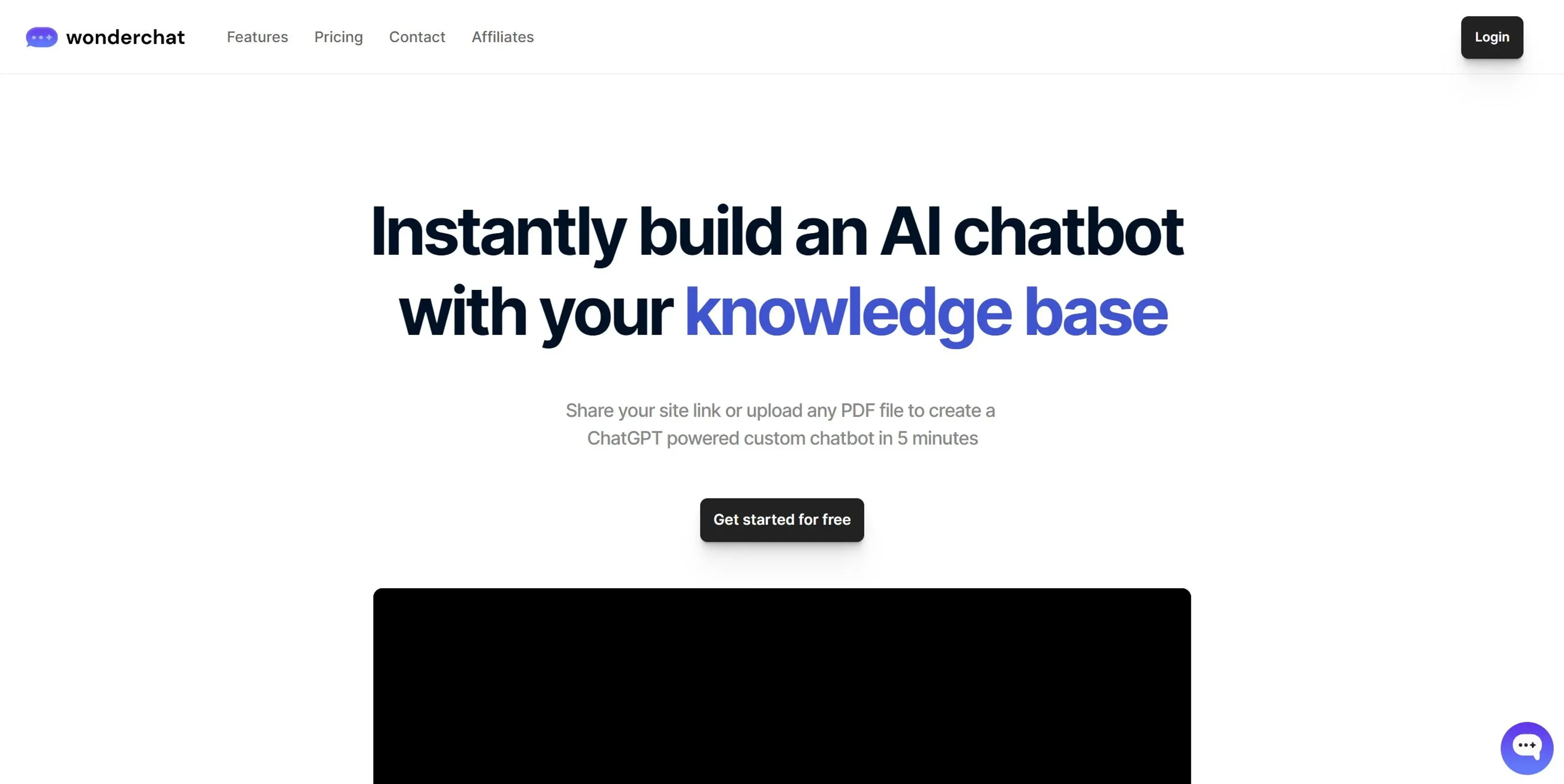 Image related to Wonderchat, an AI tool for automating customer service and support.