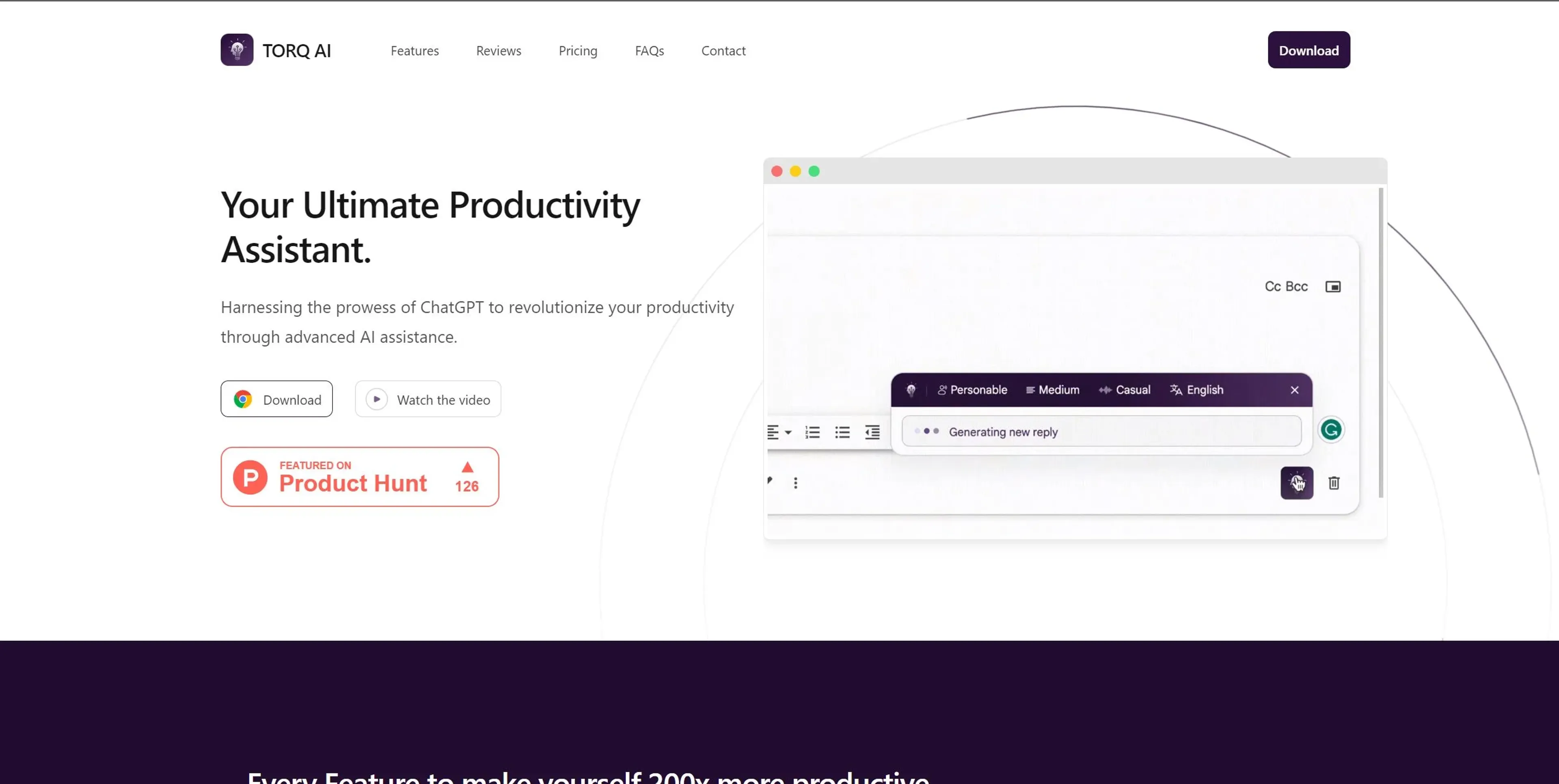 Image related to Torq, an AI tool that acts as a personal digital assistant.