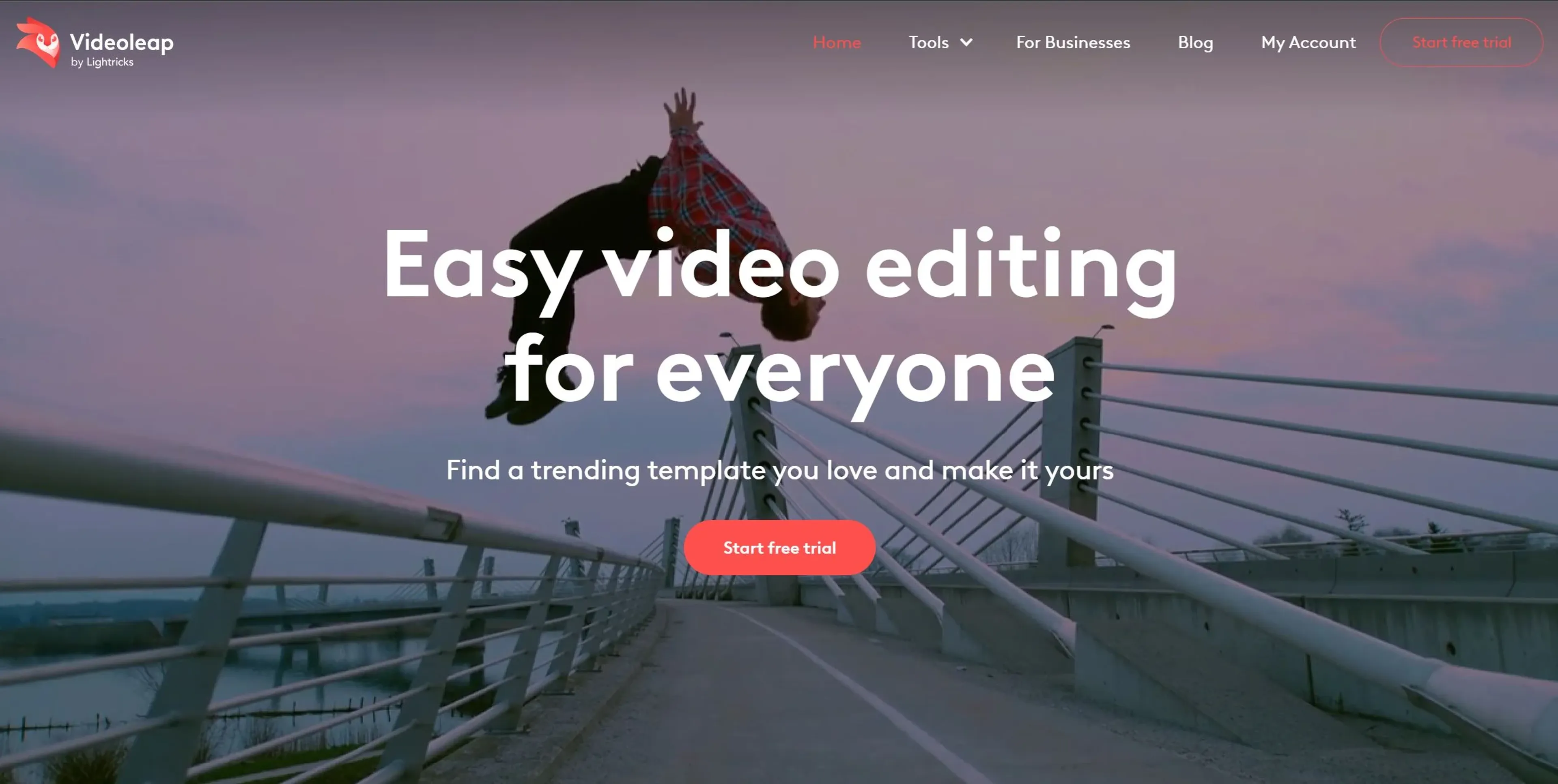 Image related to Videoleap, an AI tool for editing and refining video content.