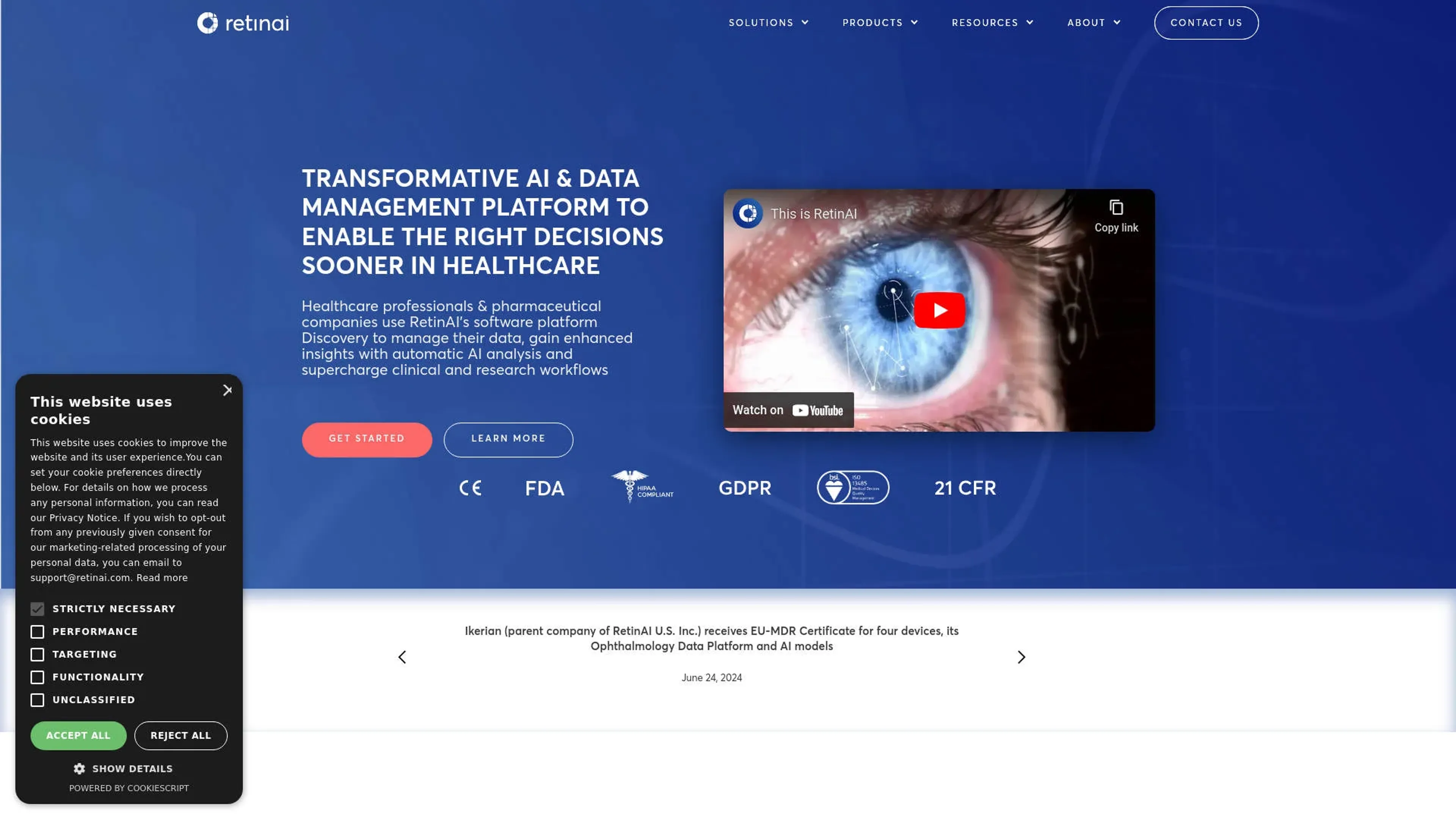 Image related to Retinai, an AI tool for health monitoring and wellness support.