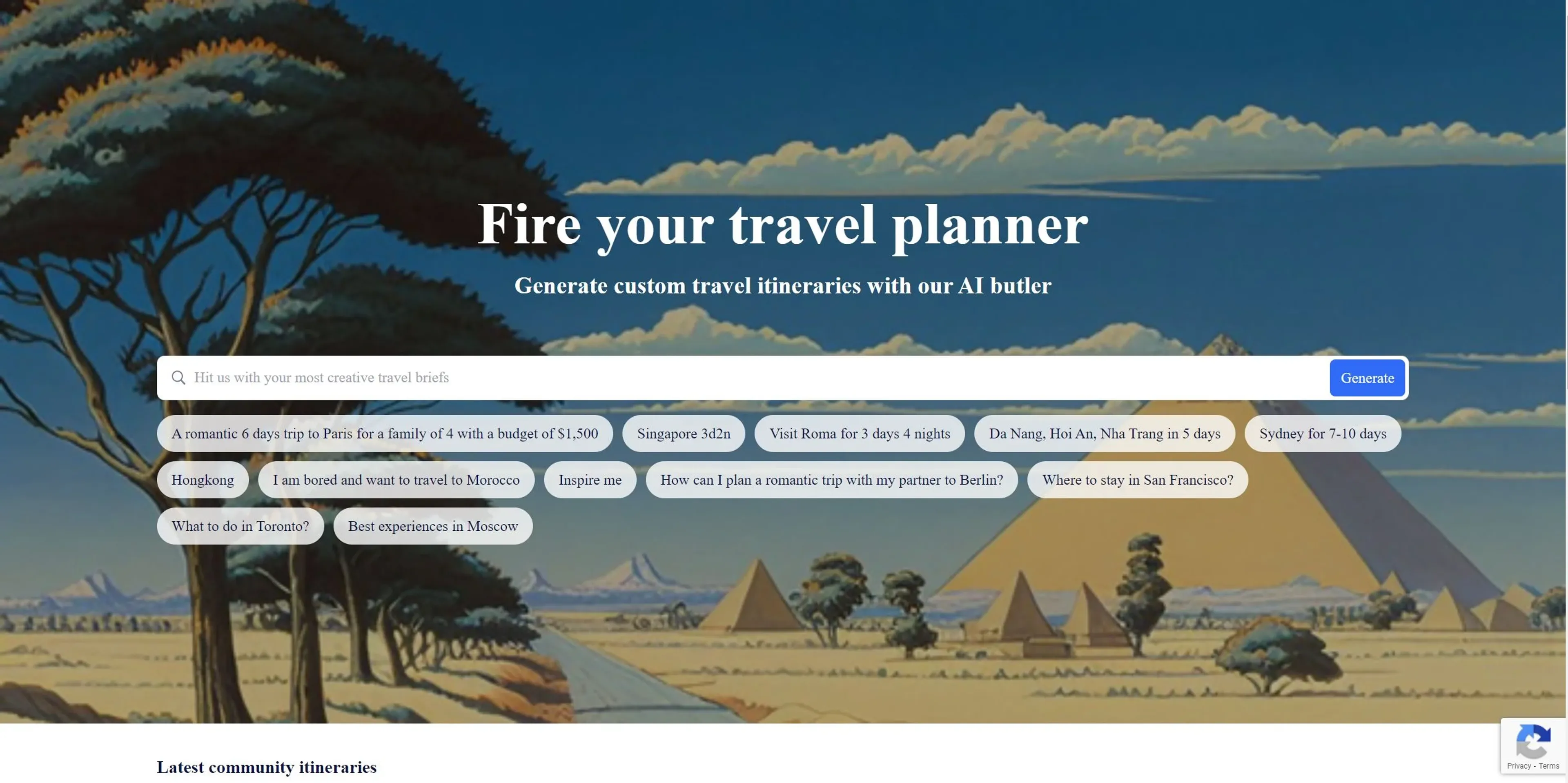 Image related to PlanTrips, an AI tool for planning and optimizing travel experiences.