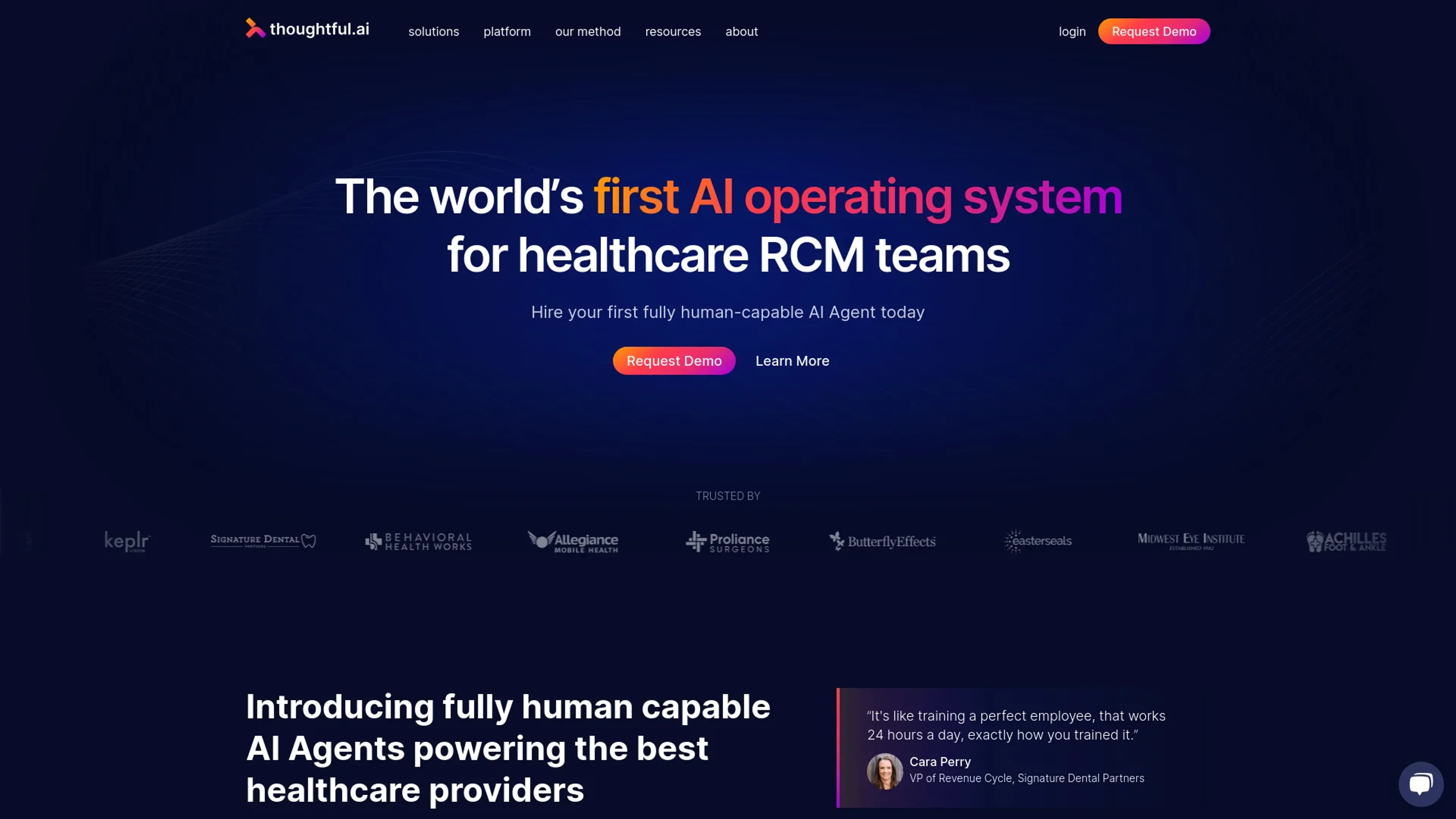 Image related to Thoughtful AI, an AI tool for building and deploying autonomous agents.