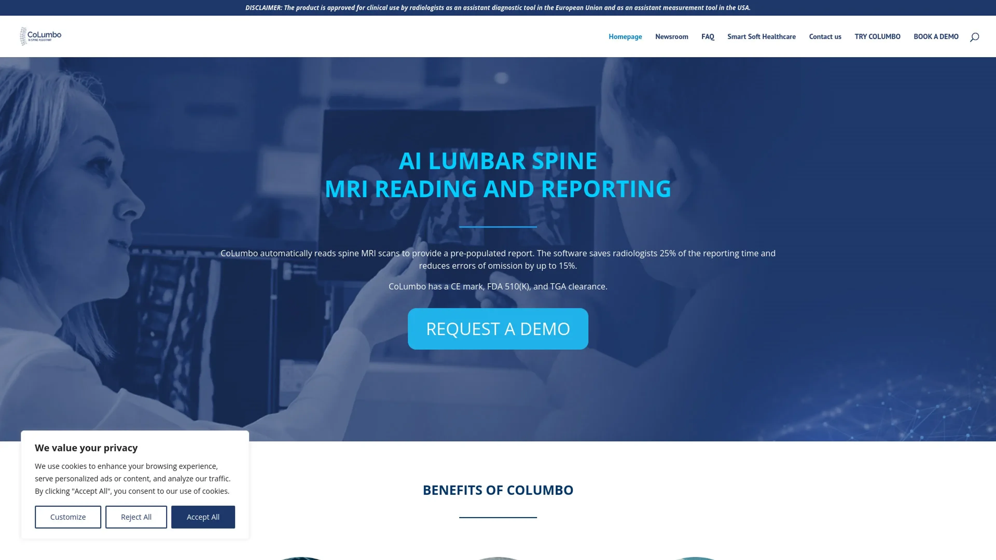 Image related to CoLumbo, an AI tool for health monitoring and wellness support.