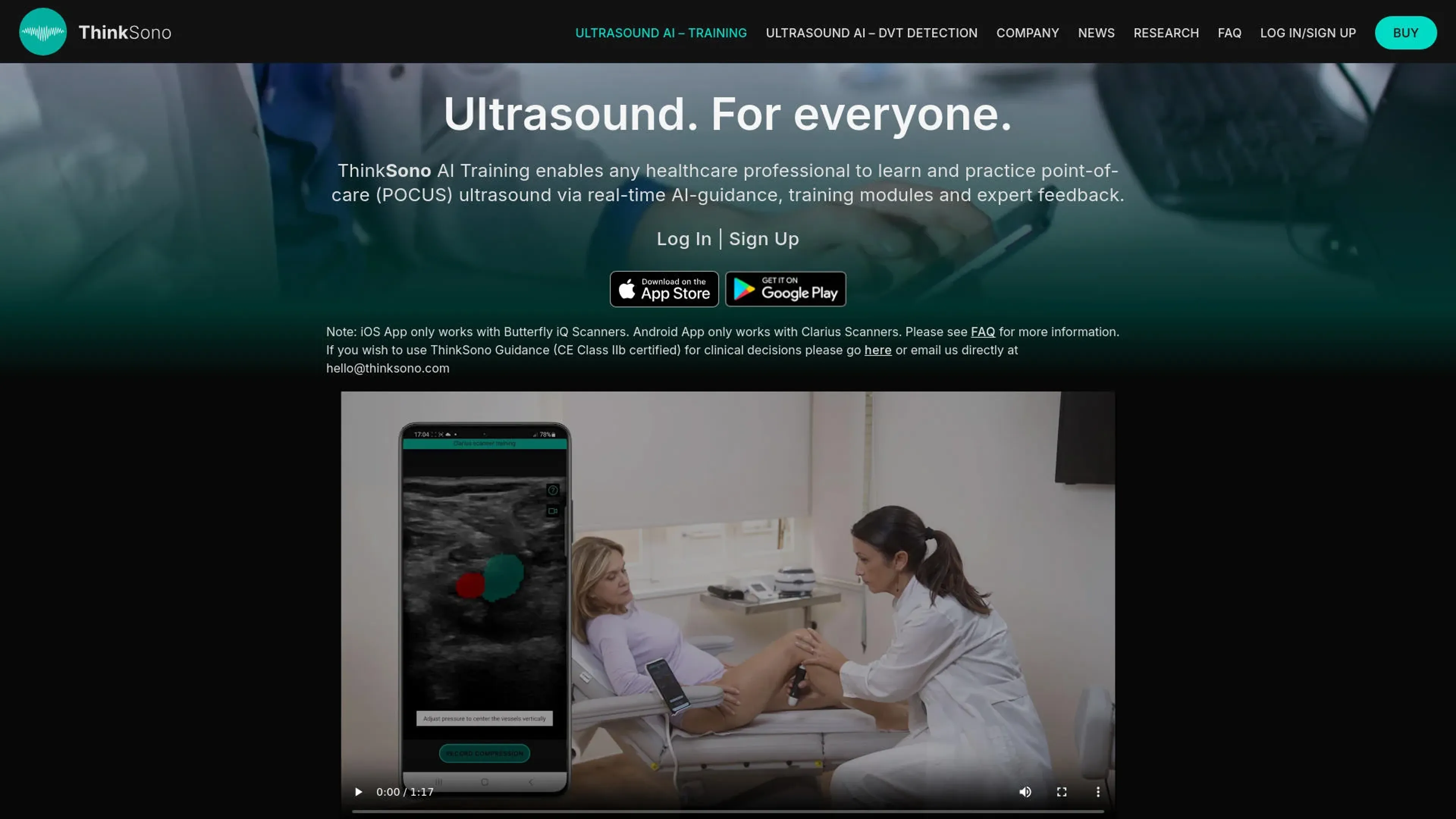 Image related to ThinkSono, an AI tool for health monitoring and wellness support.