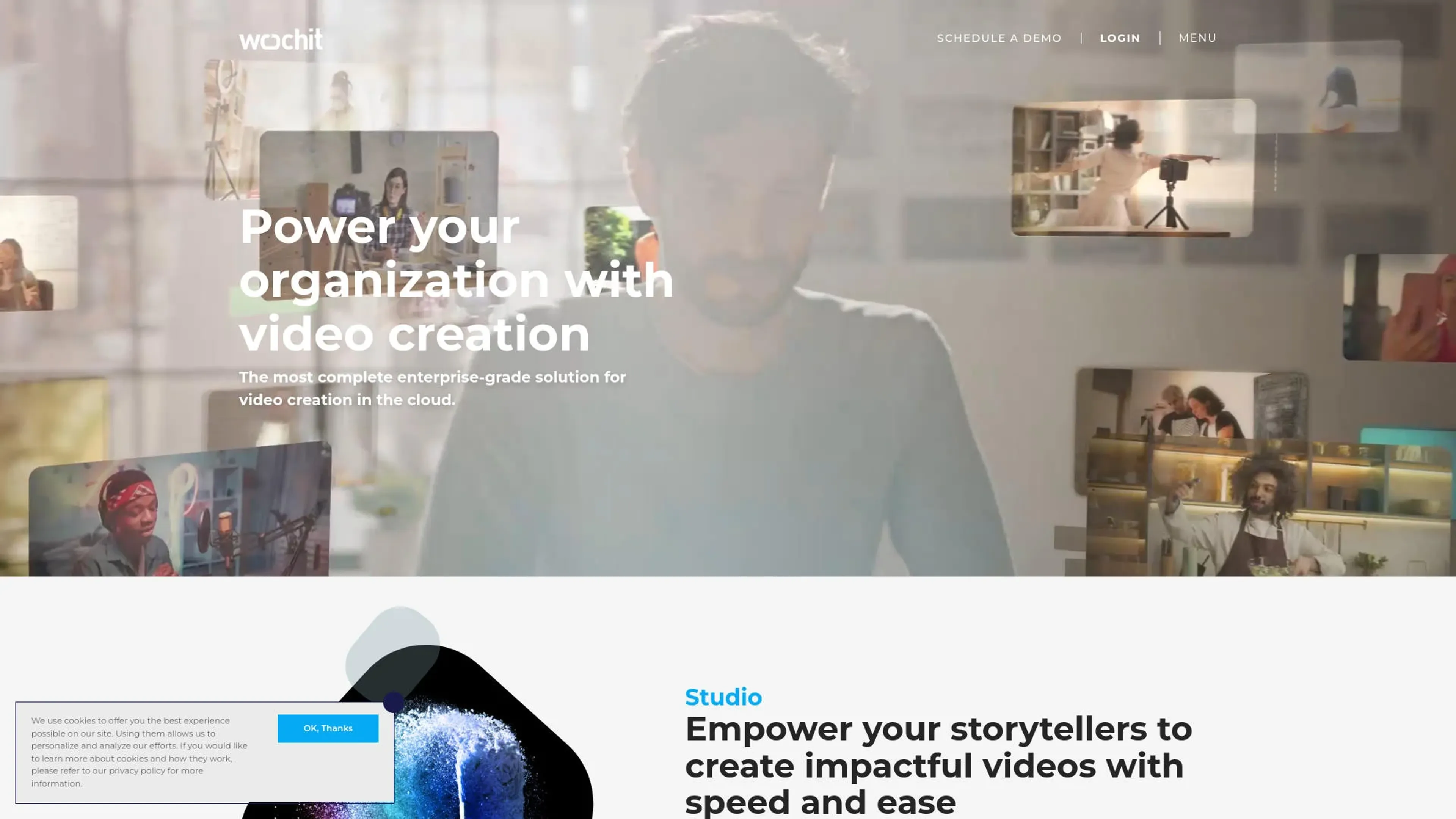 Image related to Wochit, an AI tool for editing and refining video content.