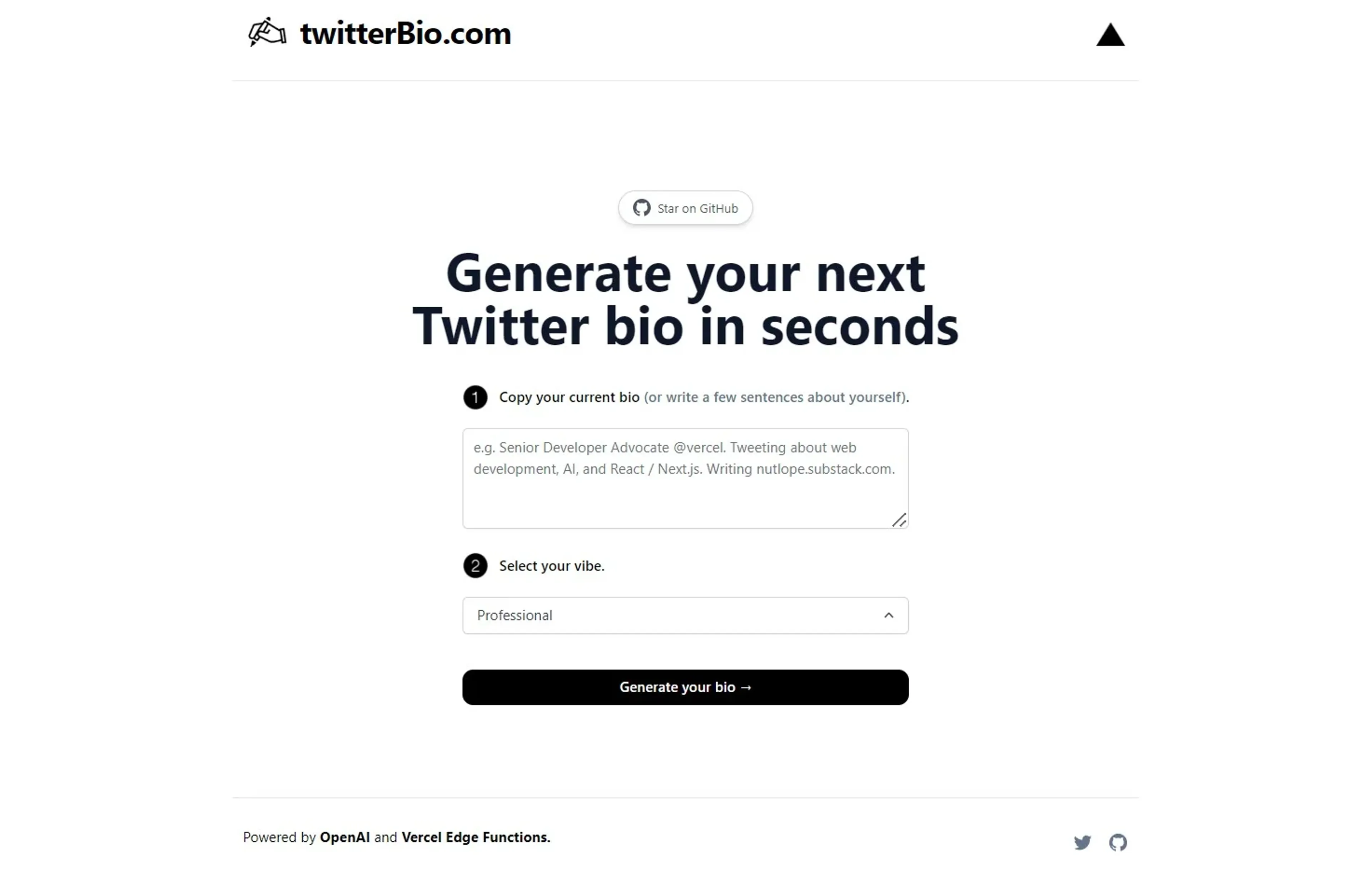 Image related to TwitterBio, an AI tool for managing and creating social media content.
