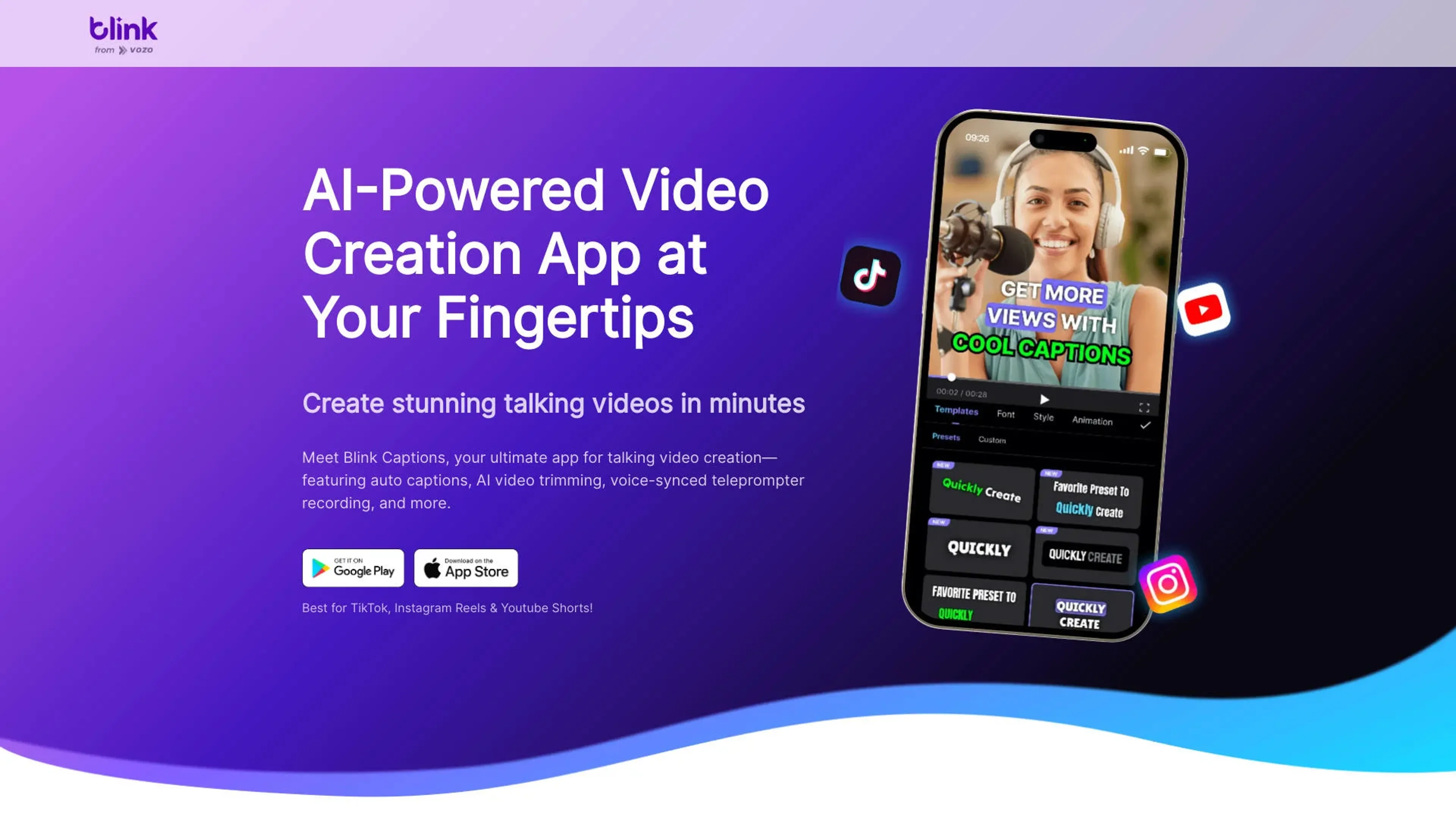Image related to BlinkVideo, an AI tool for editing and refining video content.