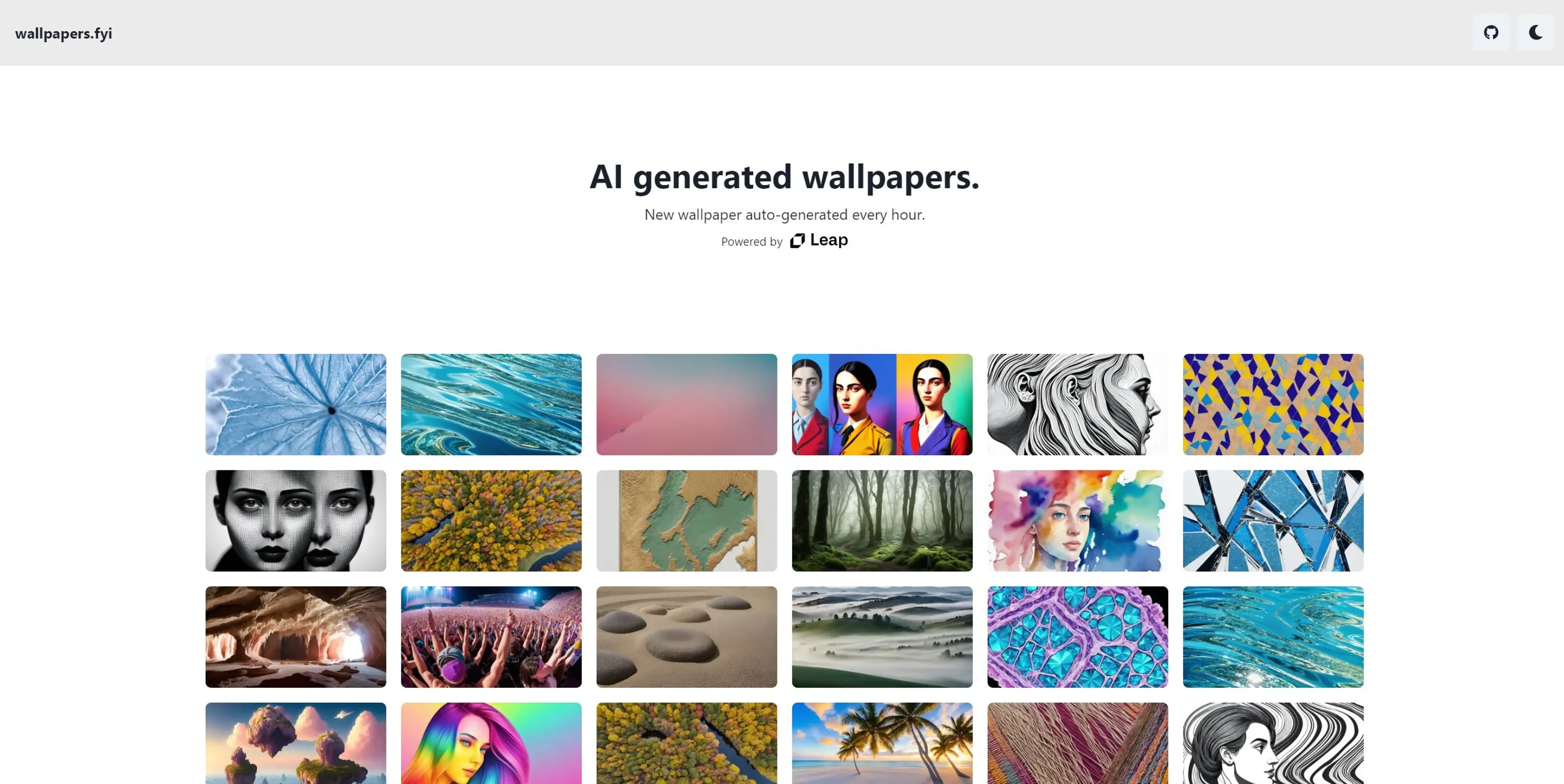 Image related to Wallpapers.fyi, an AI tool for generating images from prompts.