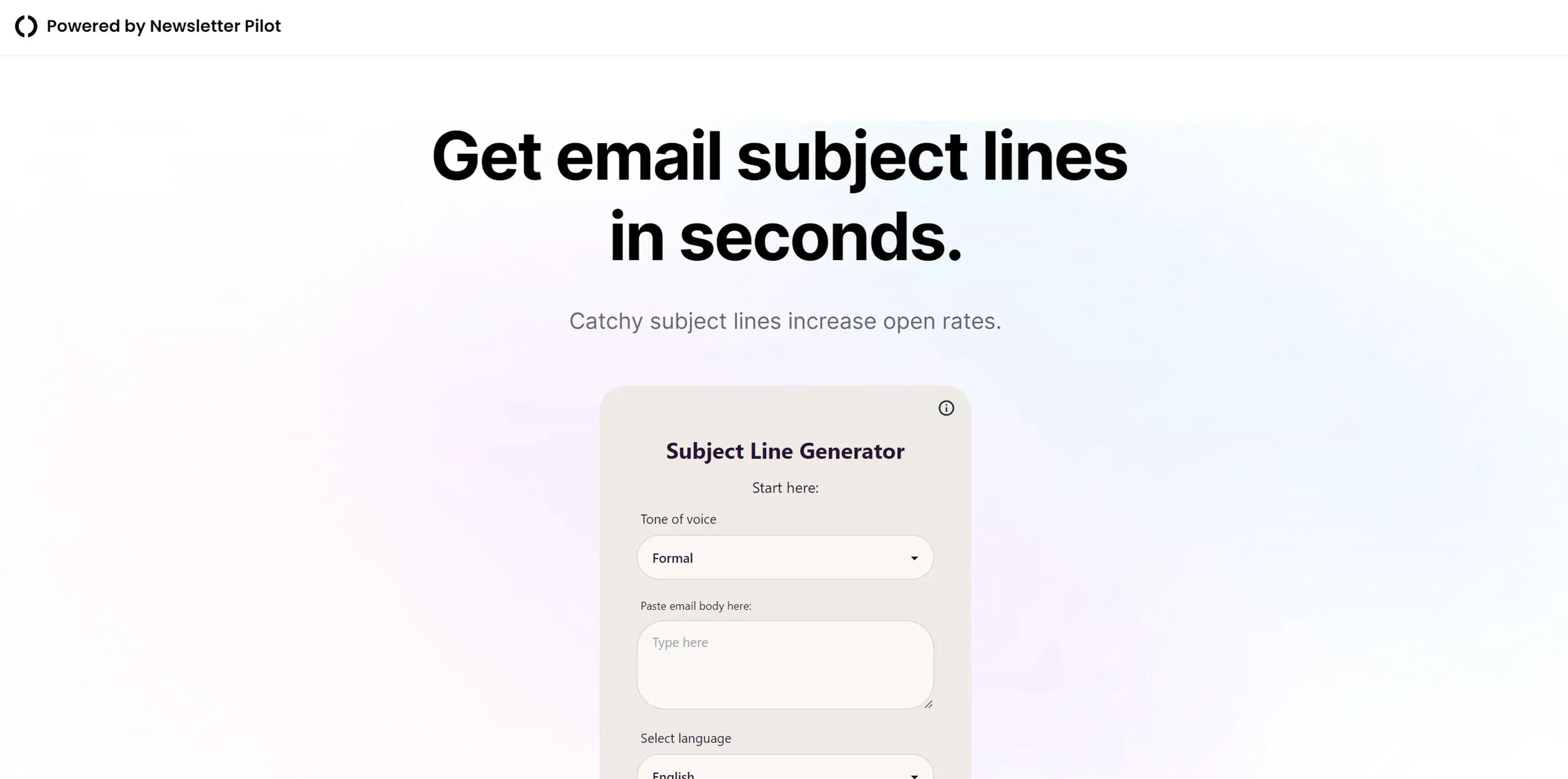 Image related to Subject Line Generator, an AI tool for managing and writing emails efficiently.