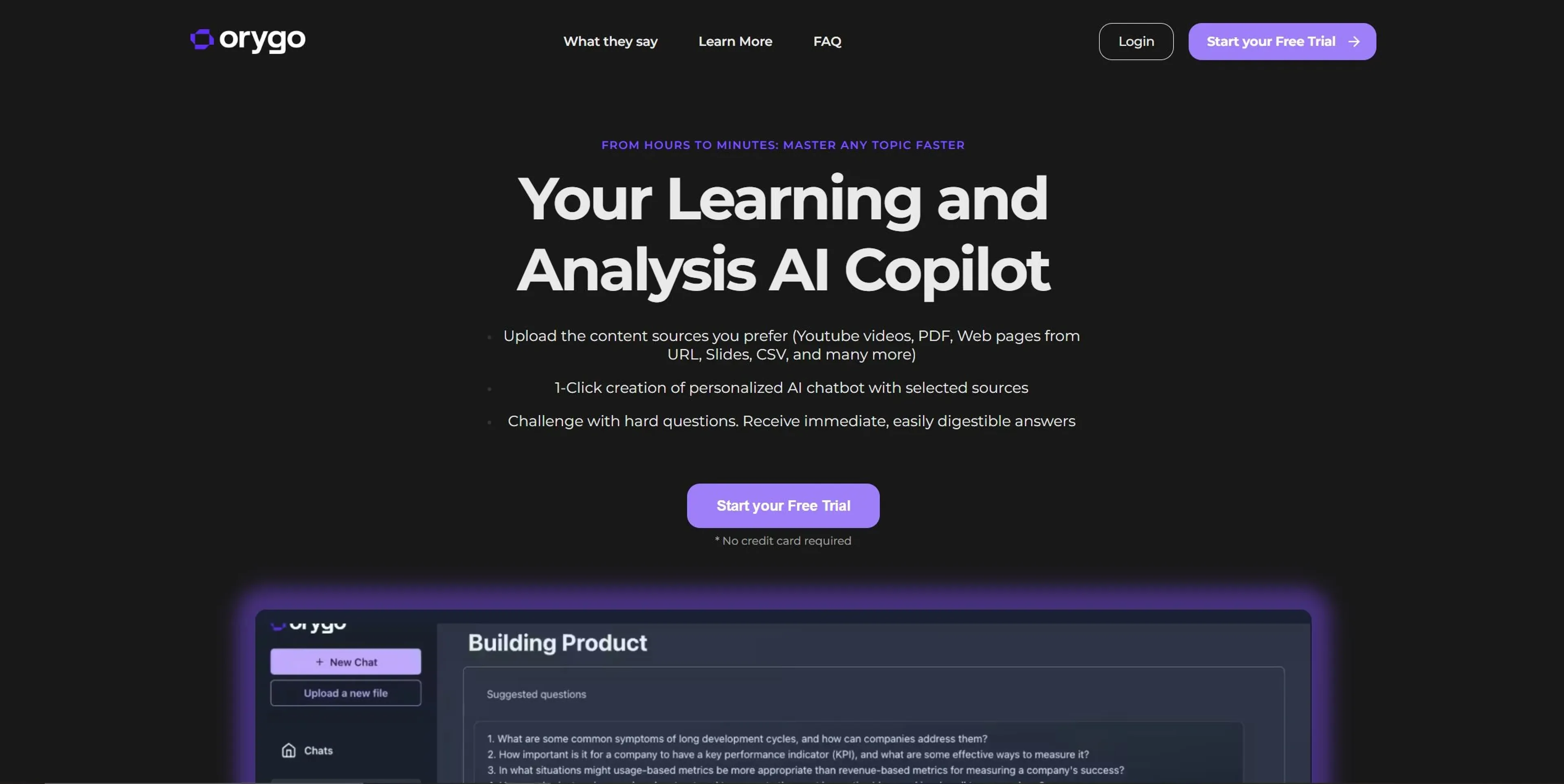 Image related to Orygo AI, an AI tool for managing projects and team workflows.