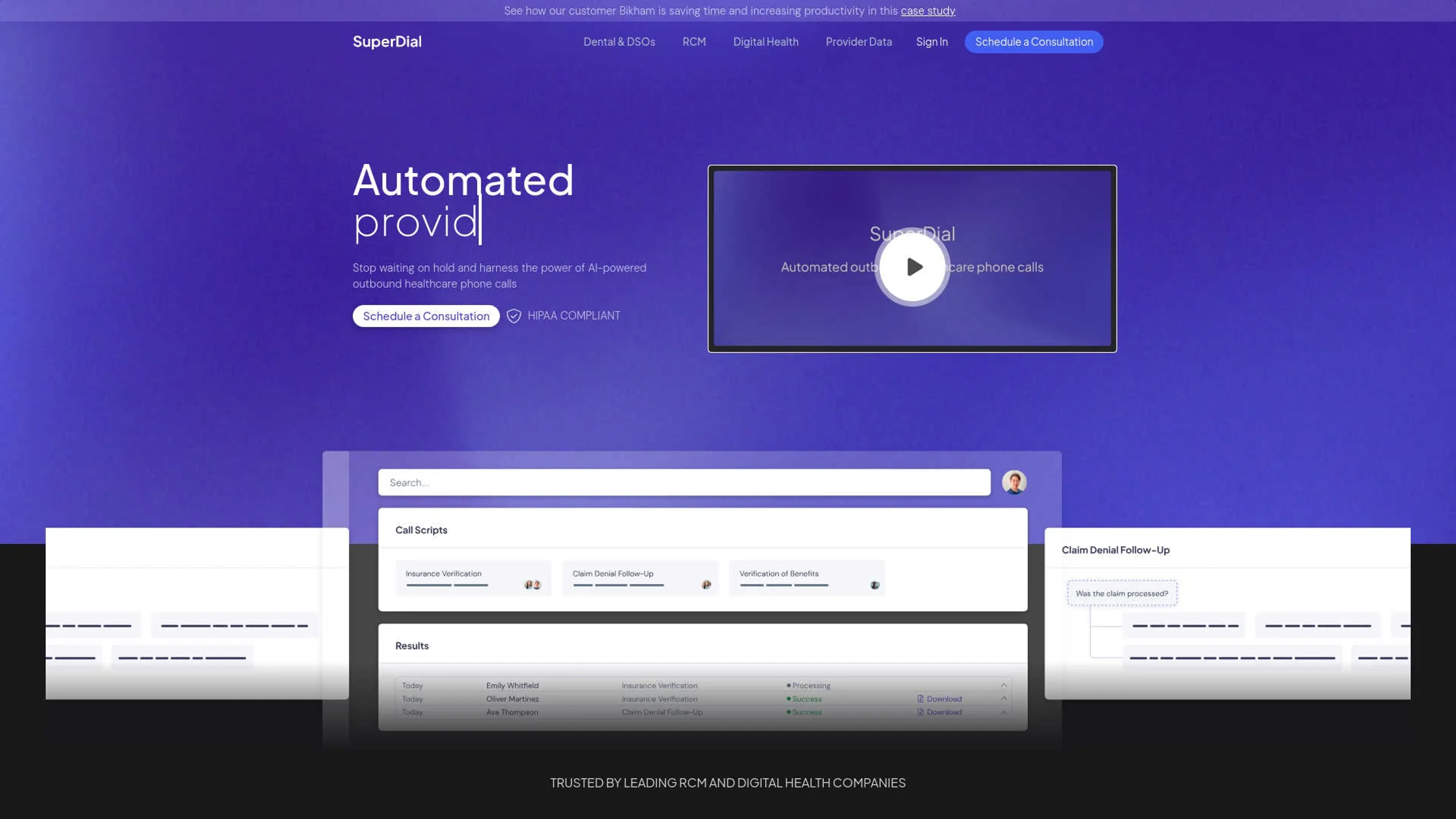 Image related to SuperDial, an AI tool for health monitoring and wellness support.