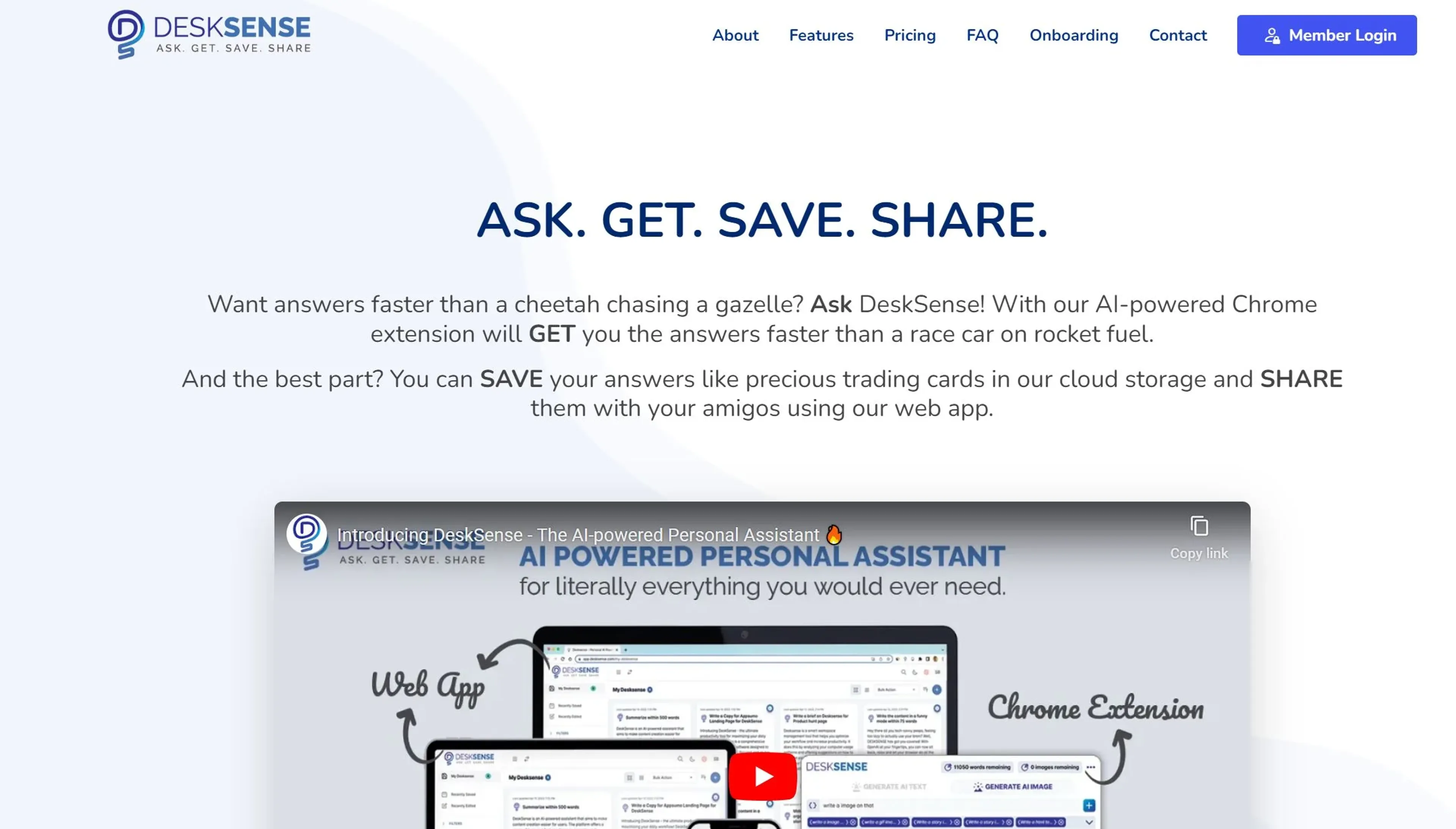 Image related to DeskSense, an AI tool for assisting with writing and content creation.