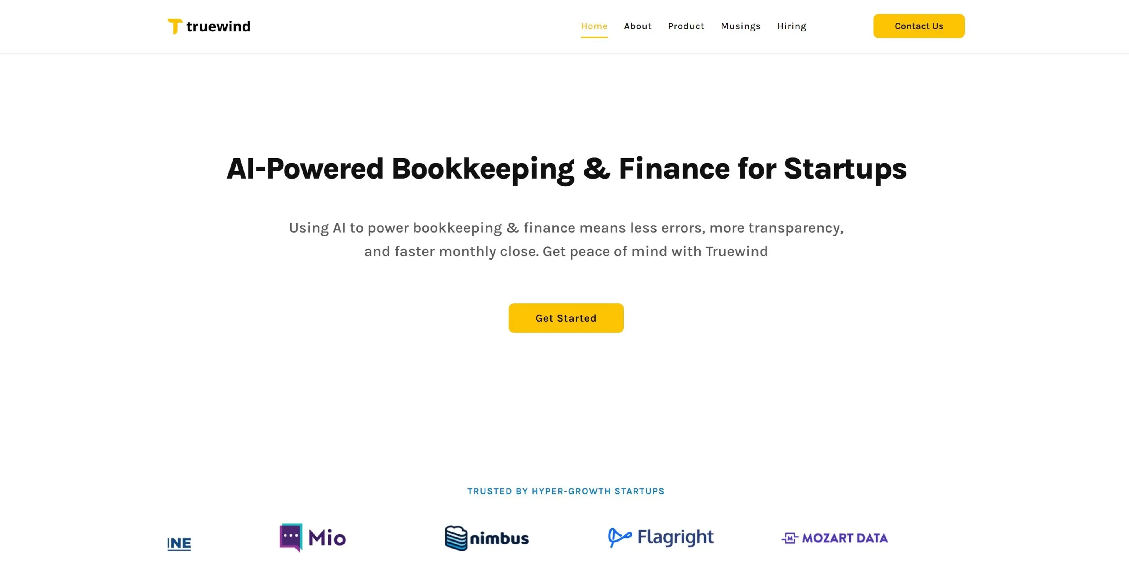 Image related to Truewind, an AI tool for helping startups build and grow efficiently.