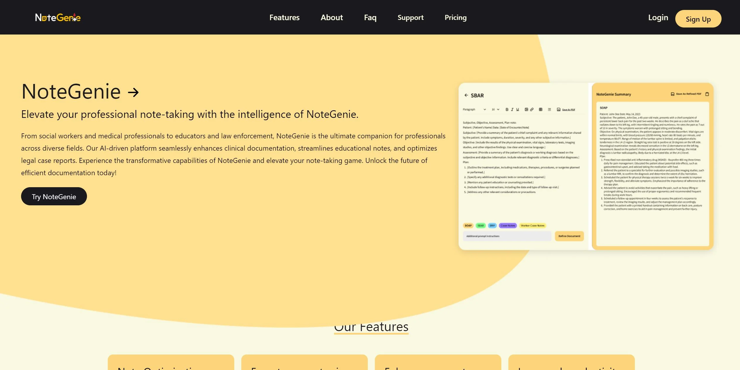 NoteGenie manual_2 screenshot