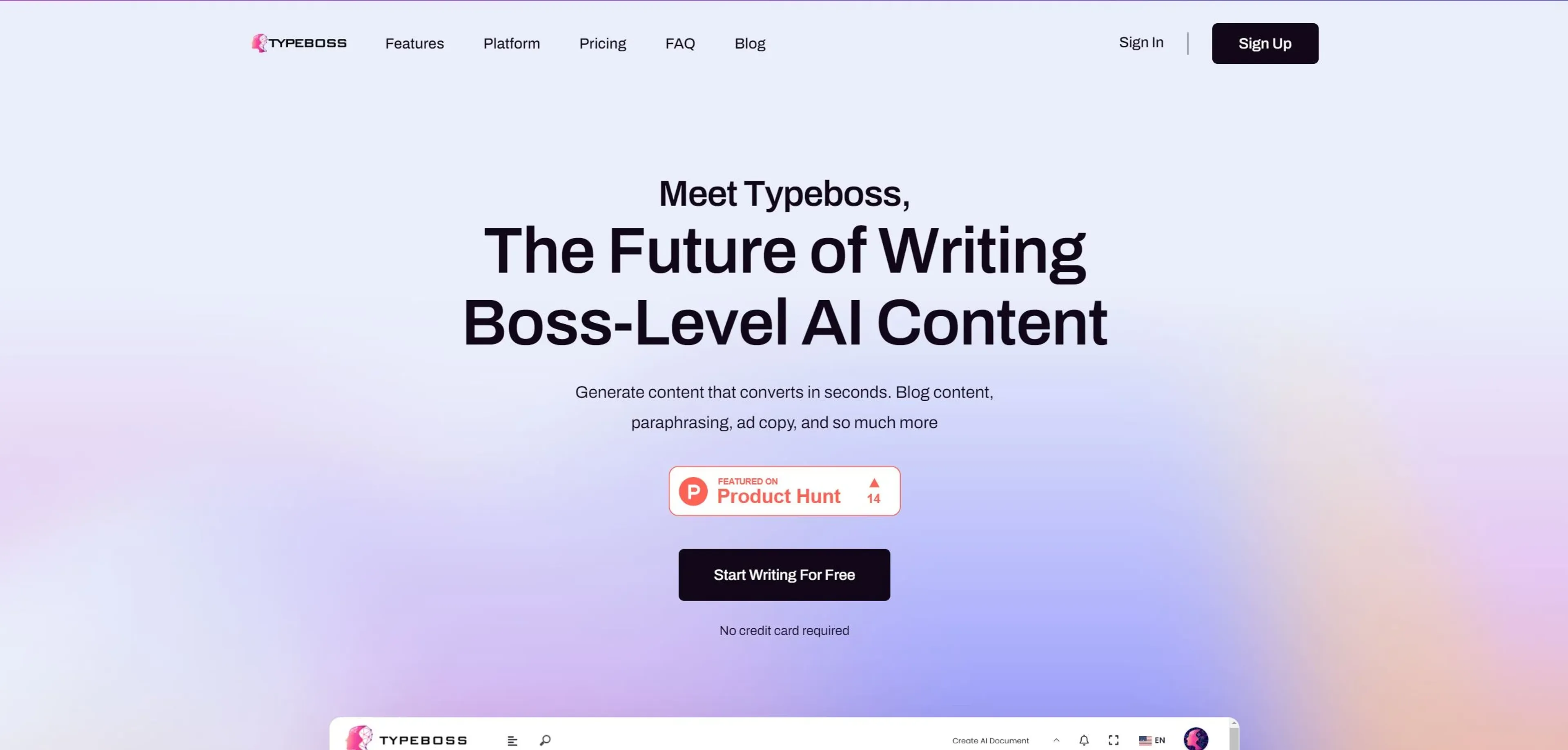 Image related to Typeboss, an AI tool for improving search engine optimization.
