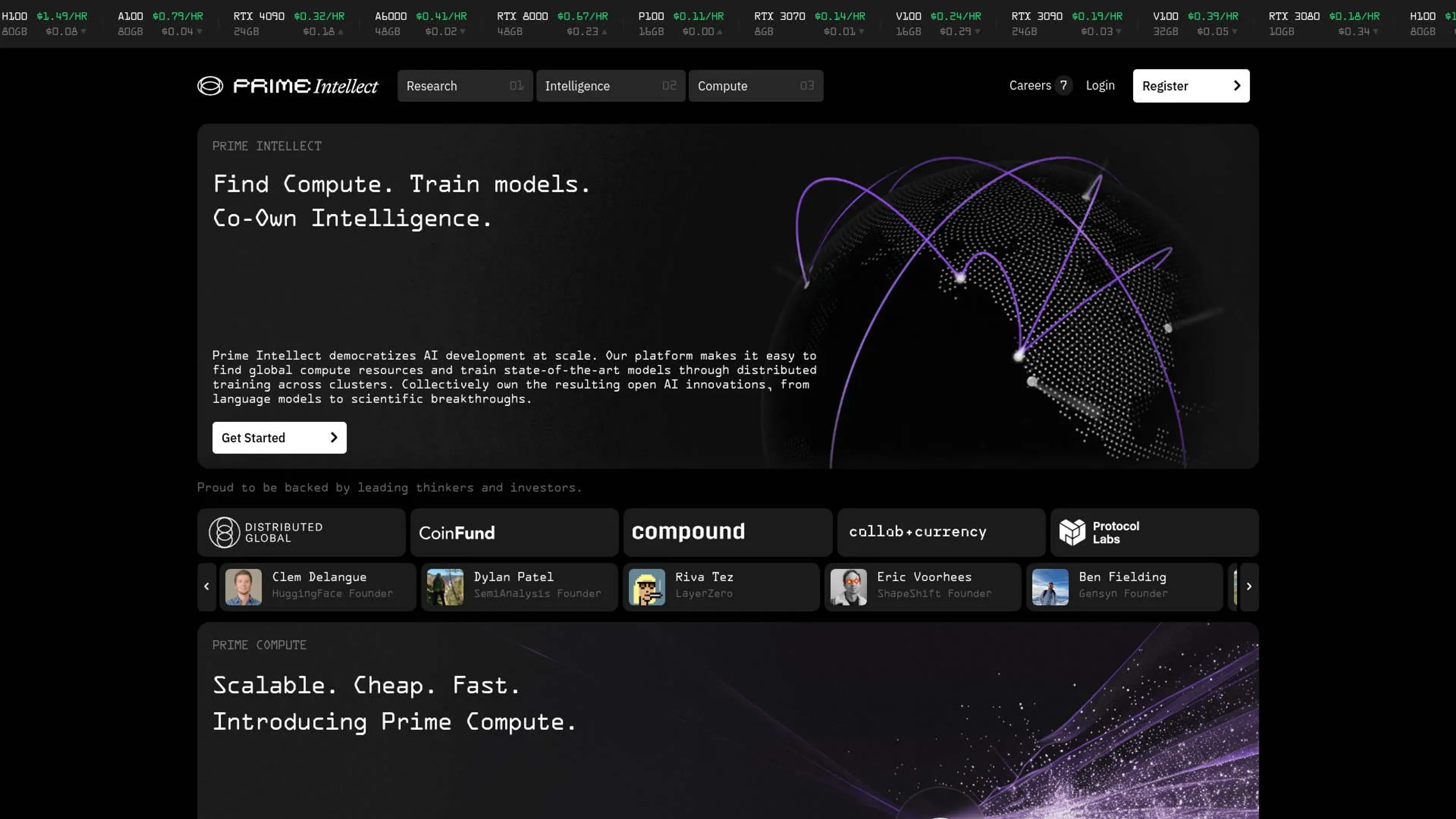 Image related to Prime Intellect, an AI tool for building and deploying autonomous agents.