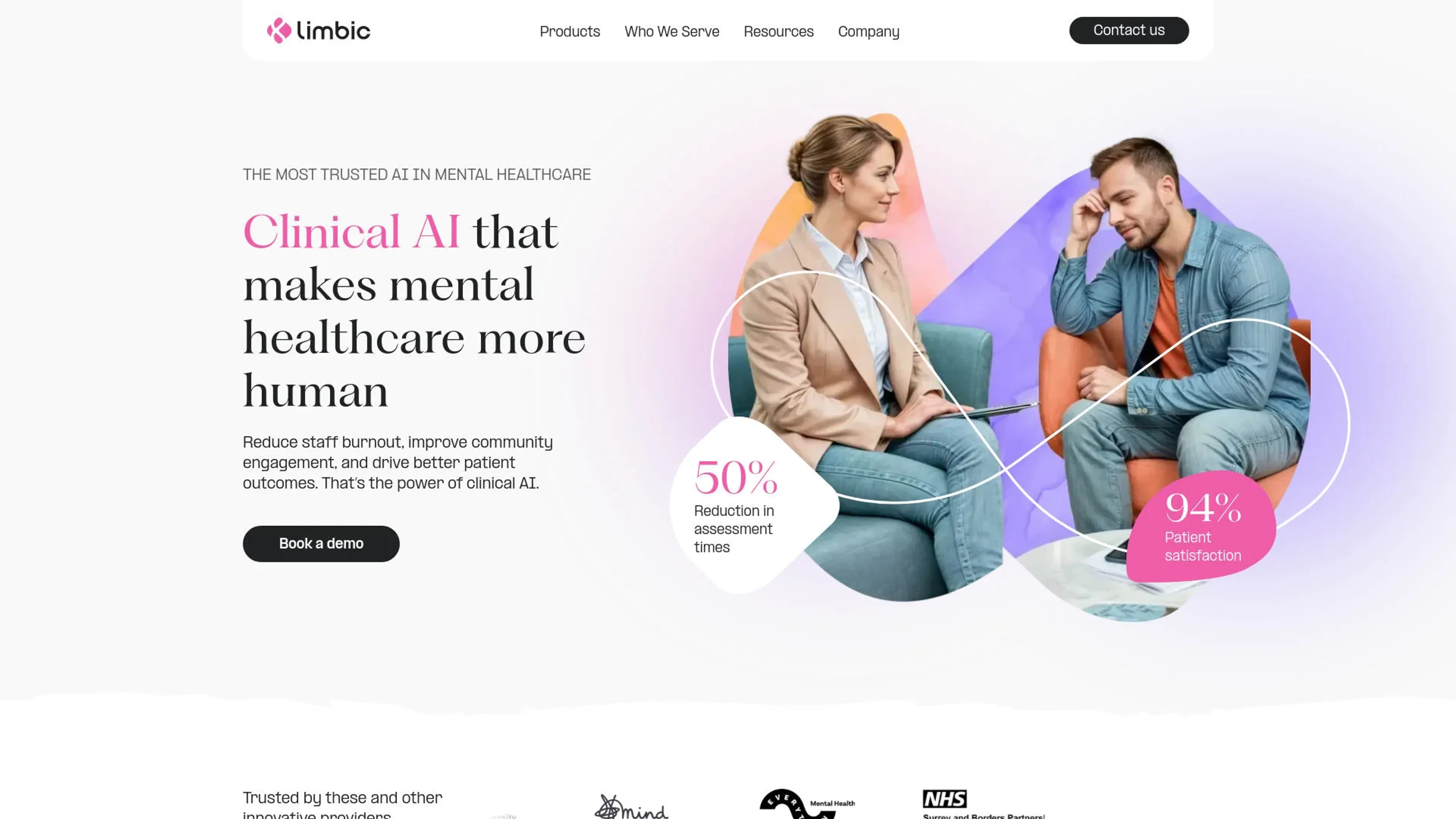 Image related to Limbic, an AI tool for health monitoring and wellness support.
