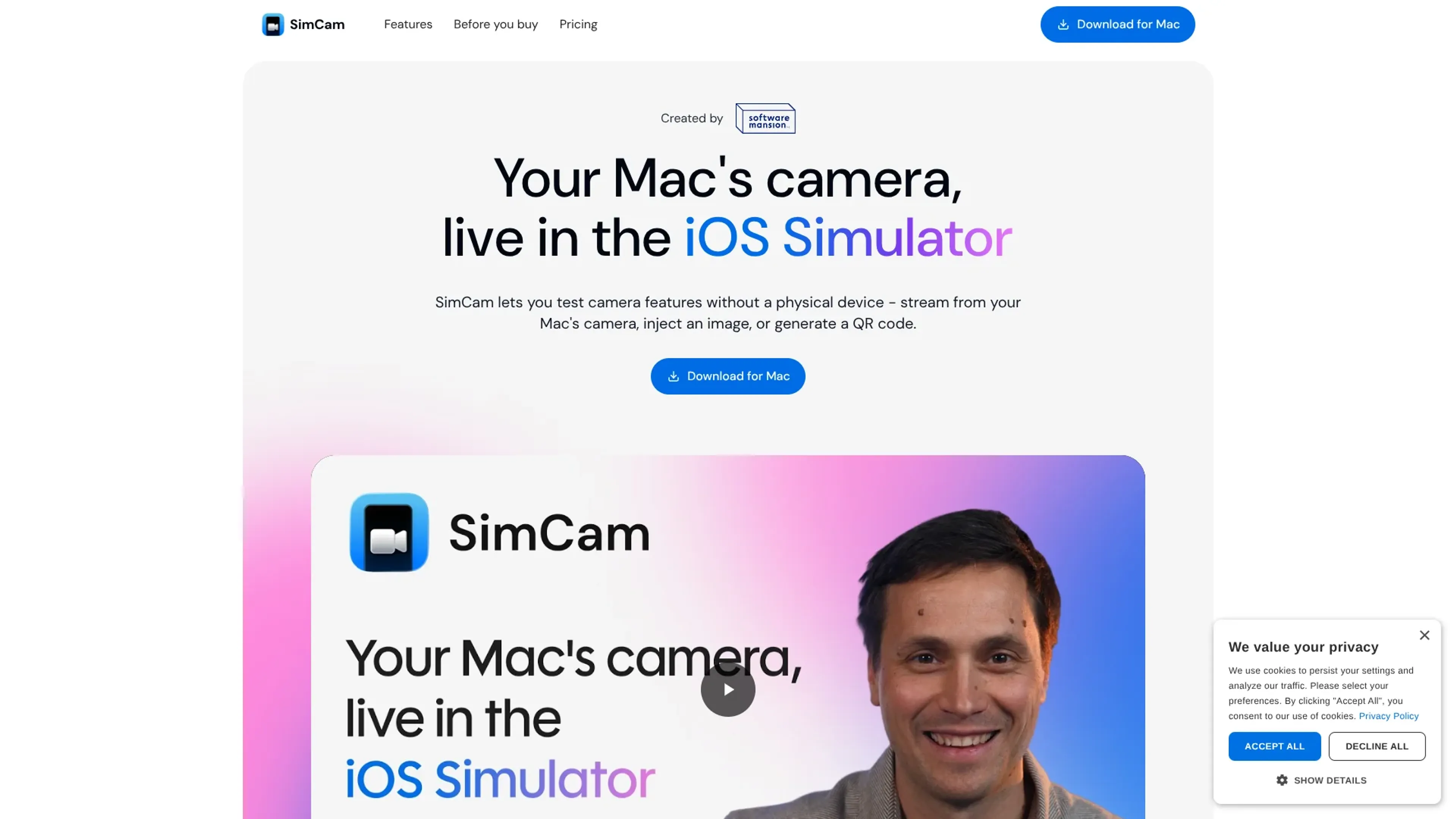 Image related to SimCam, an AI tool for automating workflows and business processes.