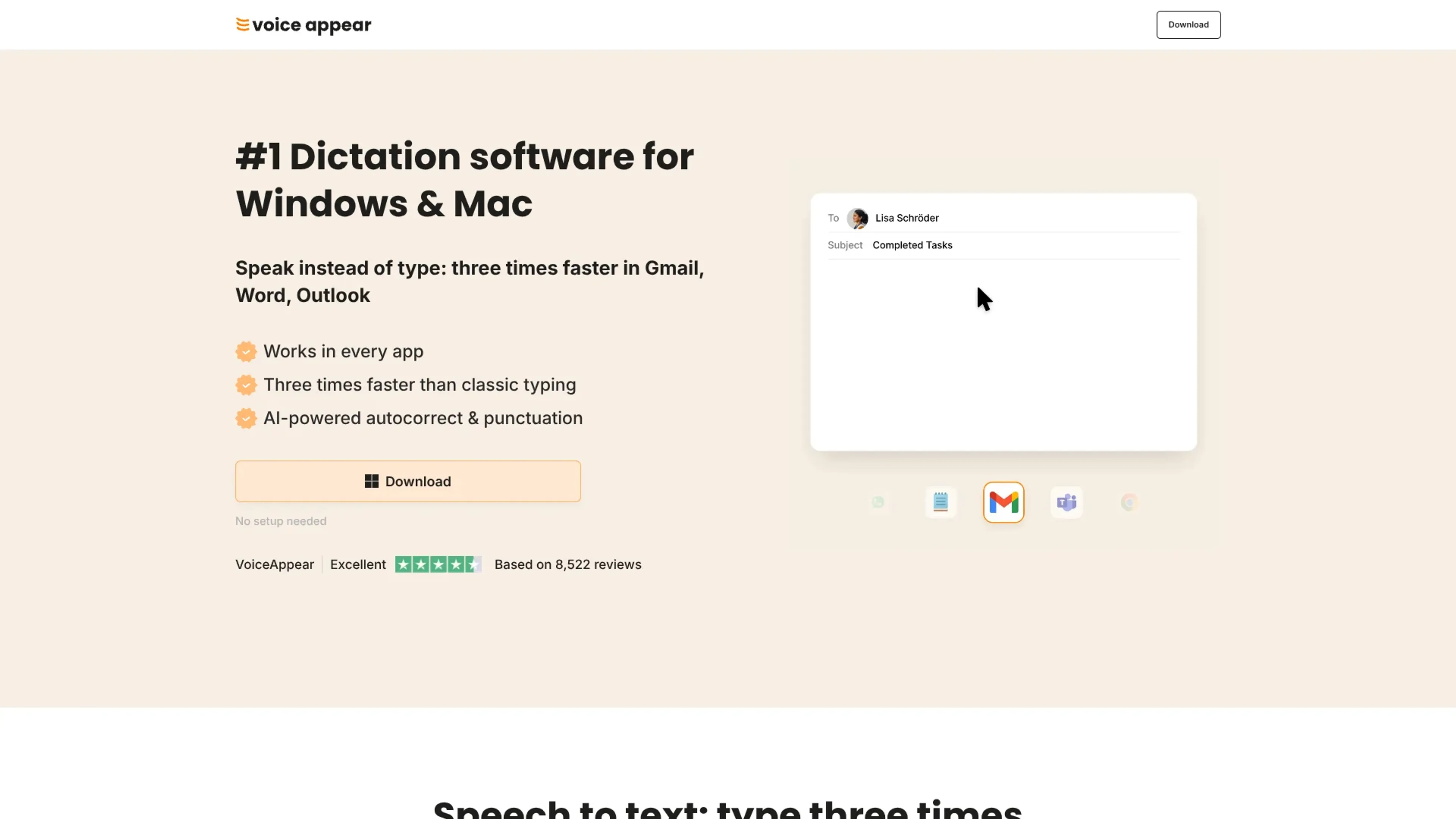 Image related to VoiceAppear, an AI tool for transcribing audio or video into text.