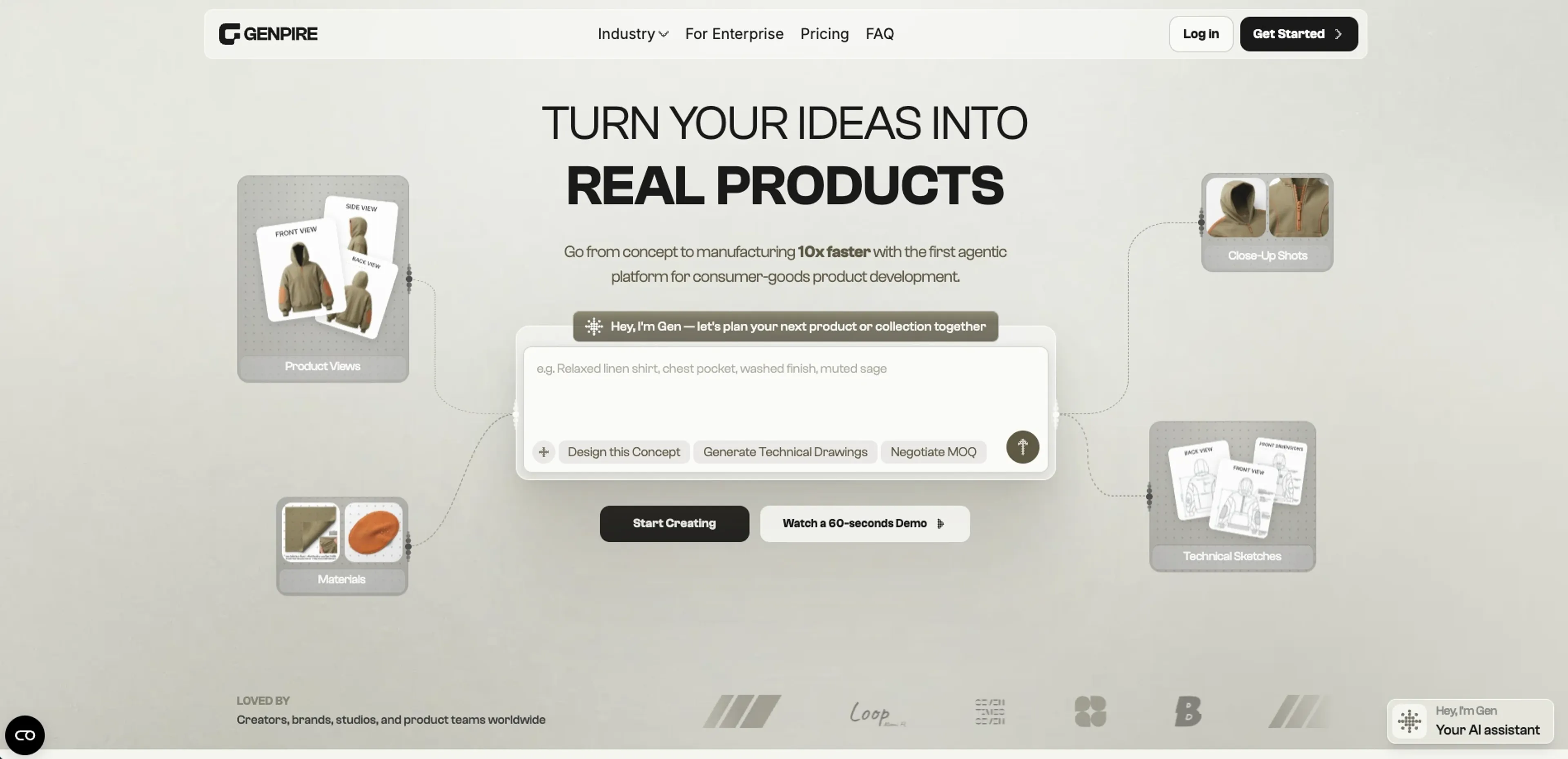 Image related to Genpire, an AI tool for fashion design and styling.