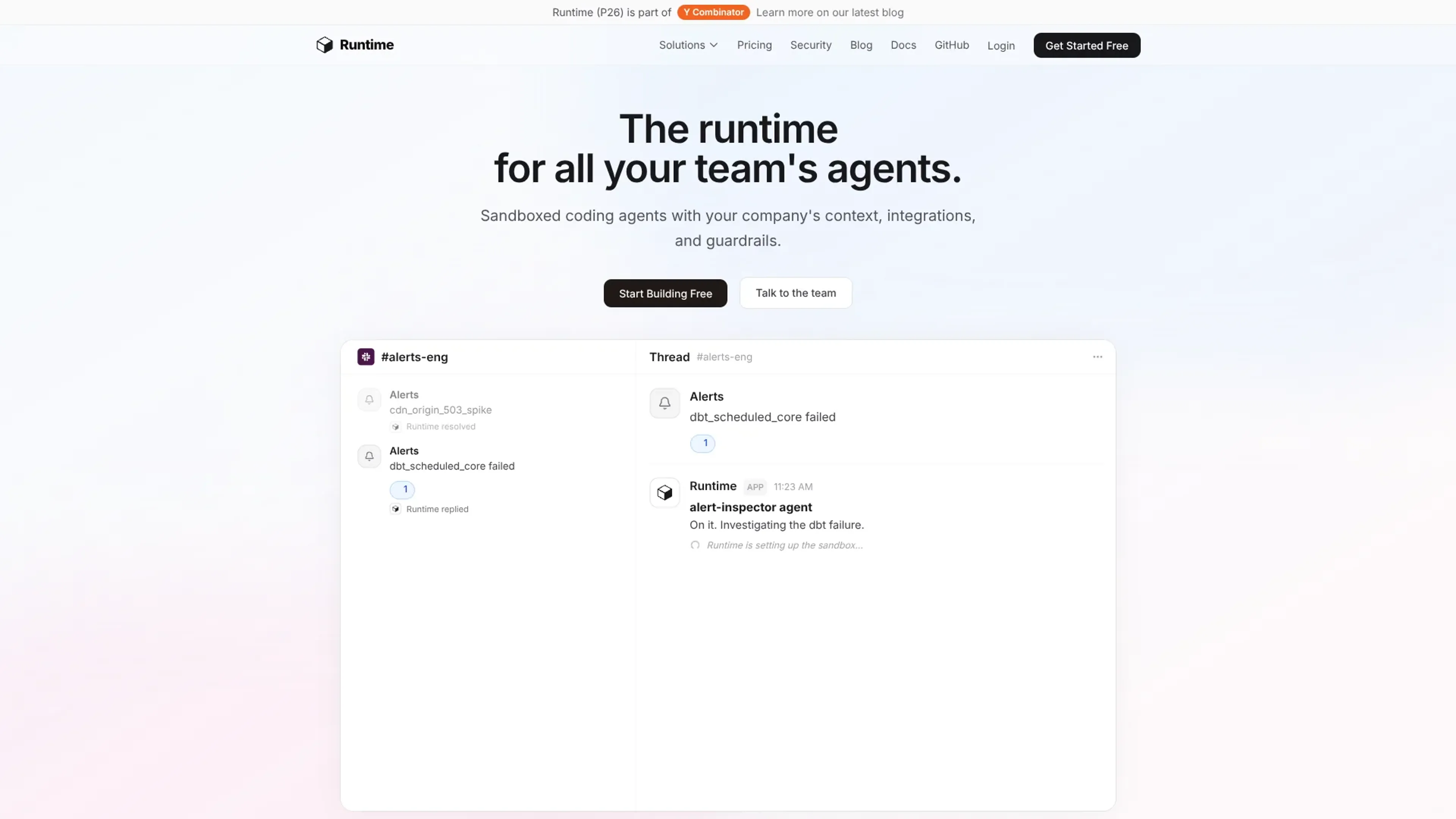 Image related to Runtime, an AI tool for building and deploying autonomous agents.