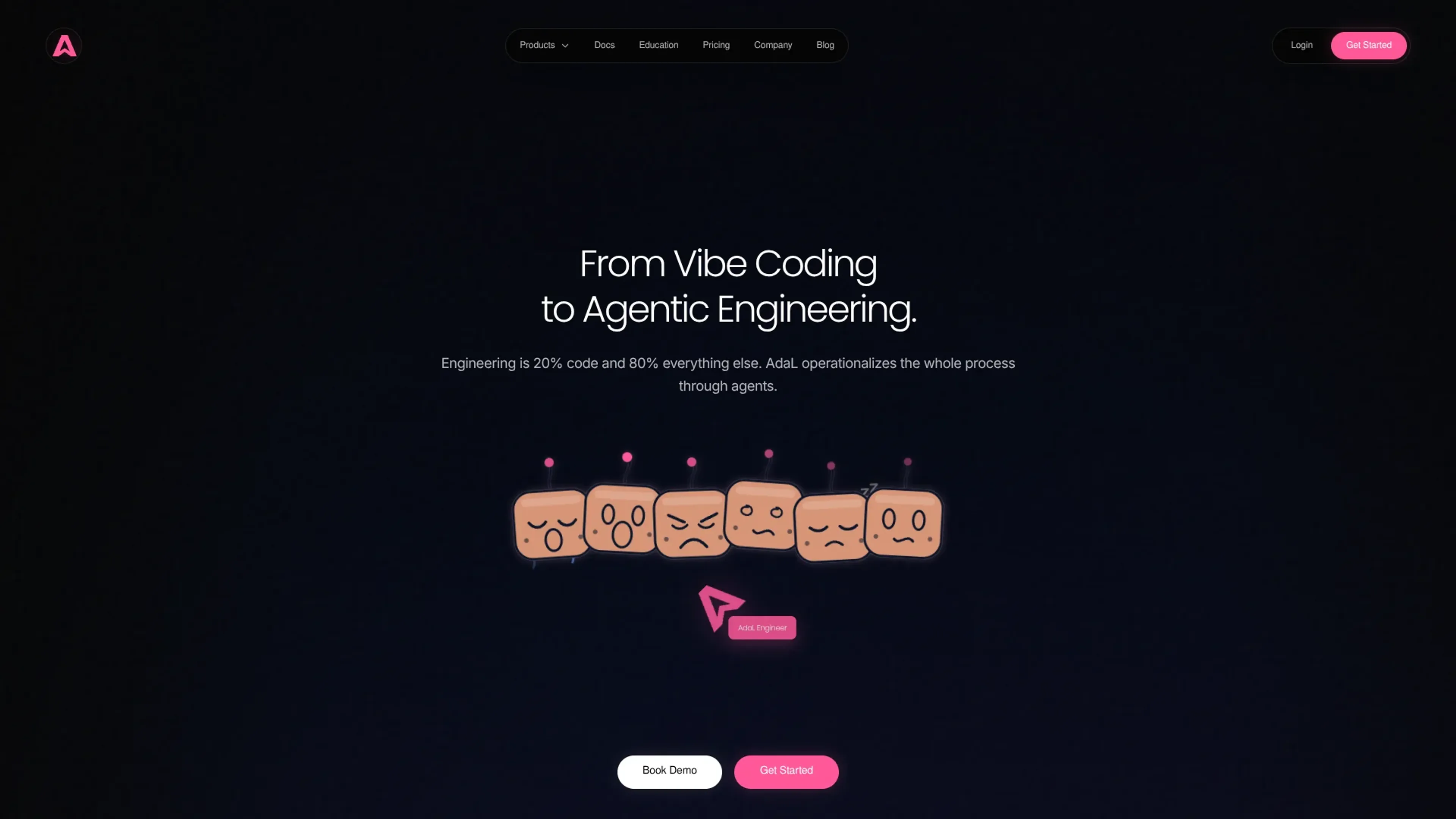 Image related to AdaL, an AI tool for assisting with programming and code generation.