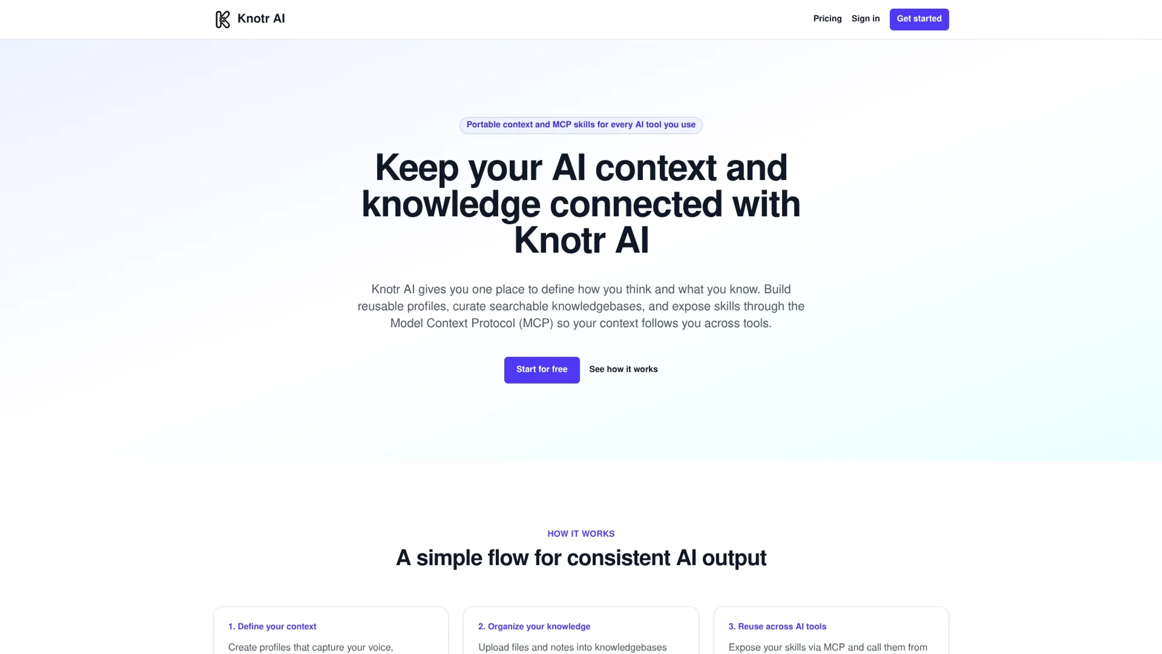Image related to Knotr AI, an AI tool for automating workflows and business processes.