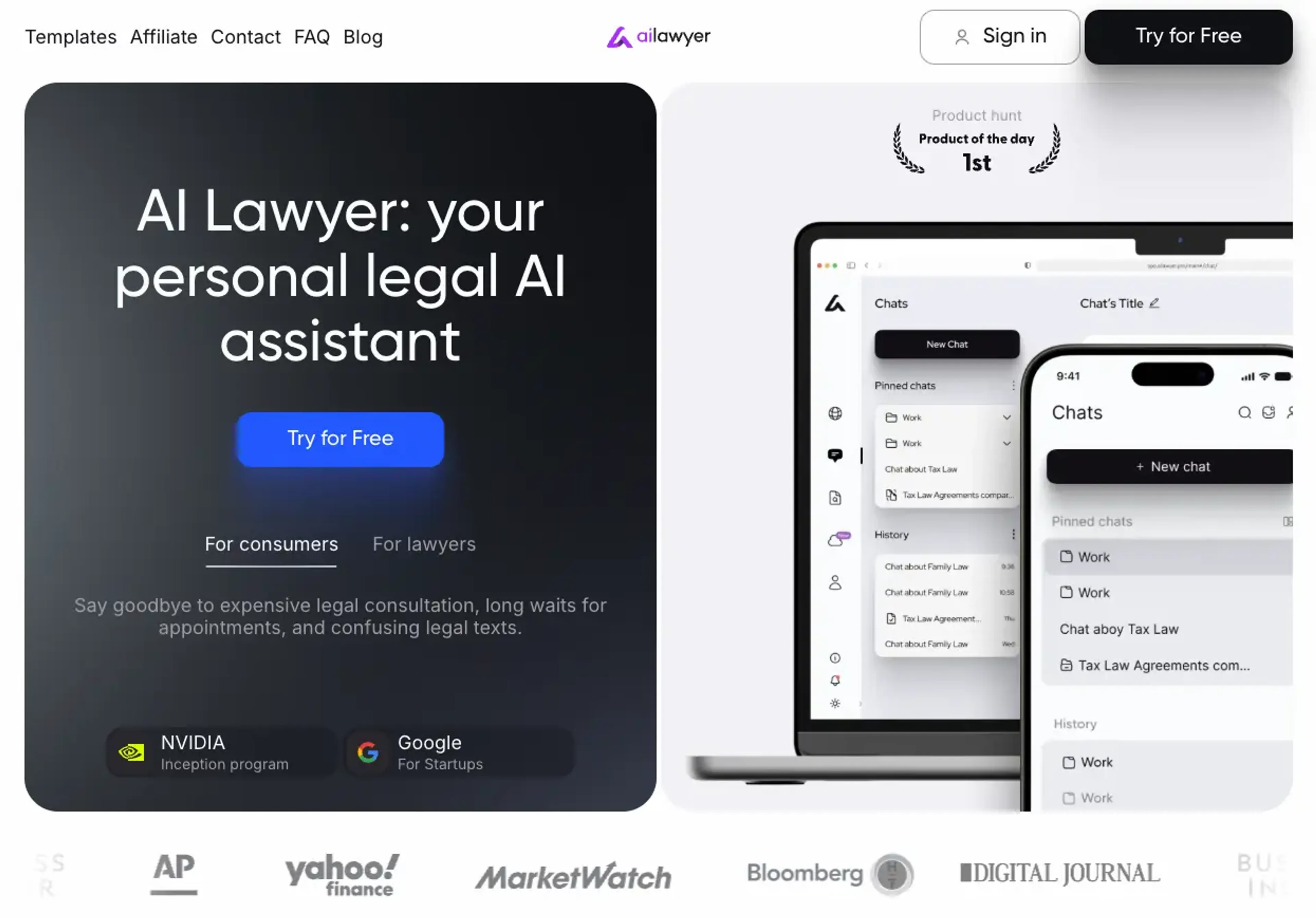 Image related to AI Lawyer, an AI tool for assisting with legal documents and research.