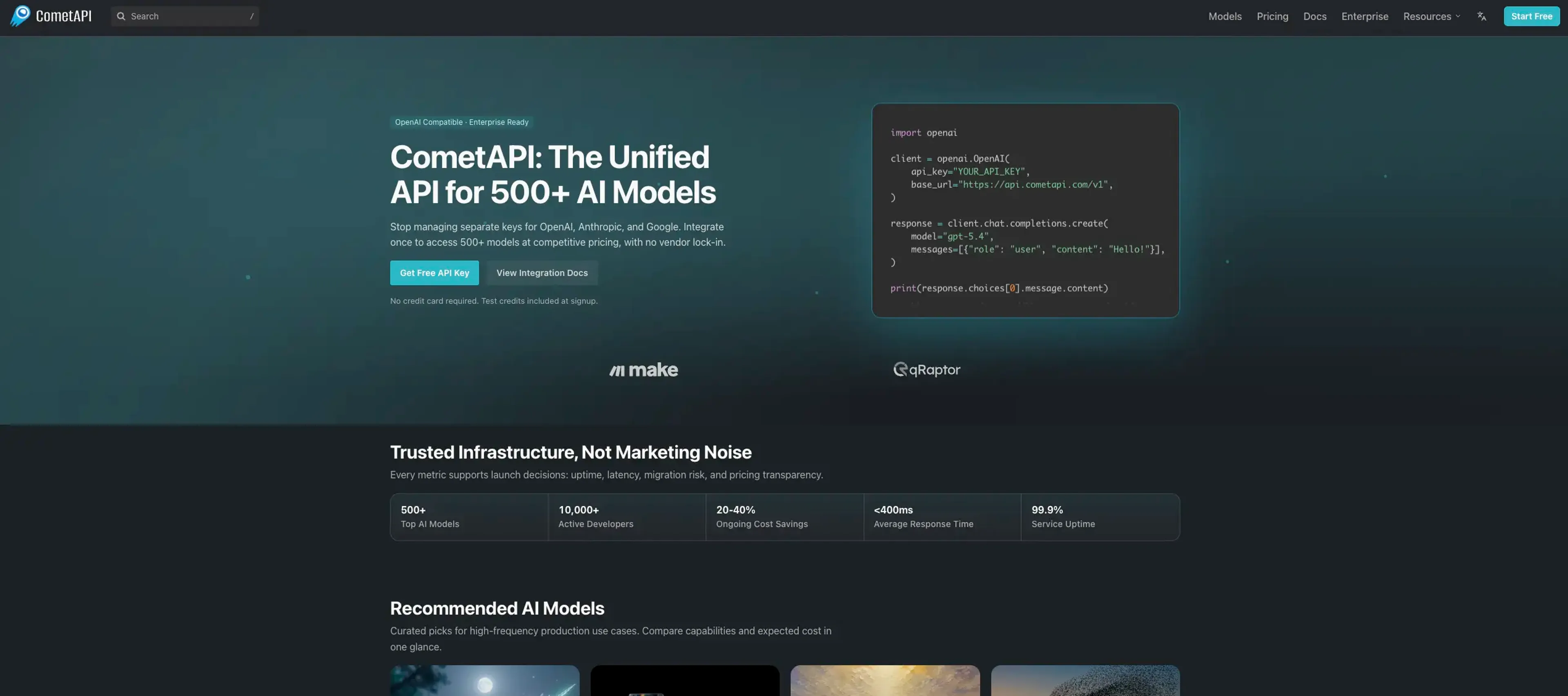 Image related to CometAPI, an AI chatbot for conversations and customer interactions.
