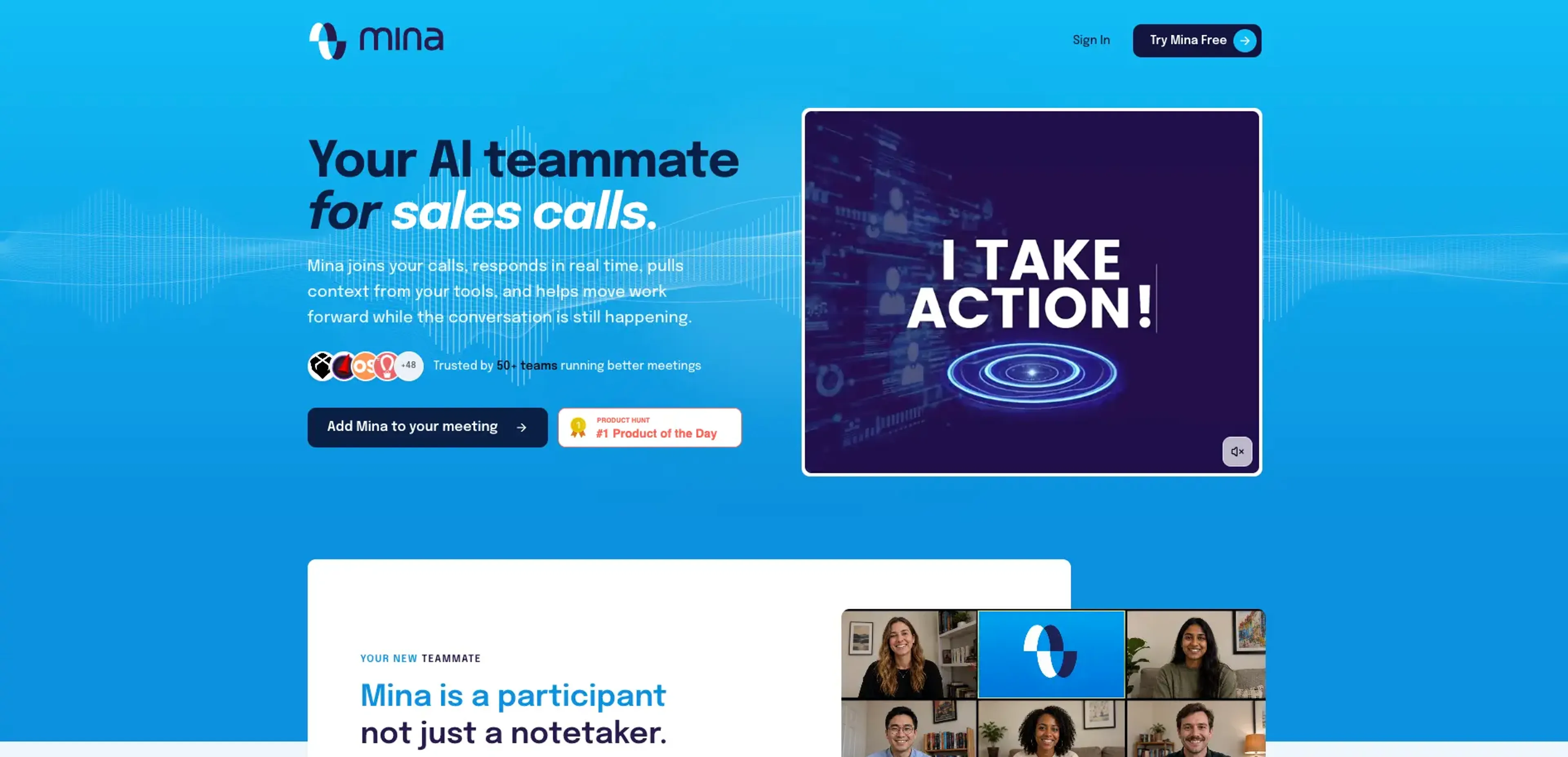 Image related to Mina, an AI tool for transcribing audio or video into text.
