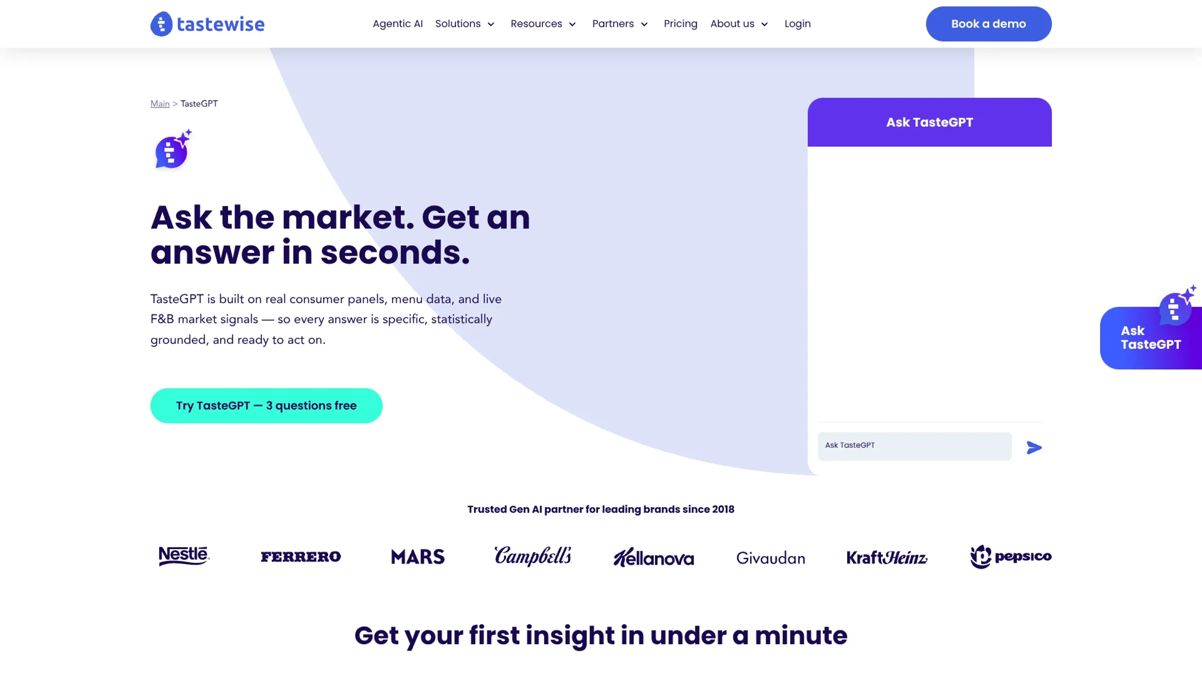 Image related to TasteGPT, an AI chatbot for conversations and customer interactions.