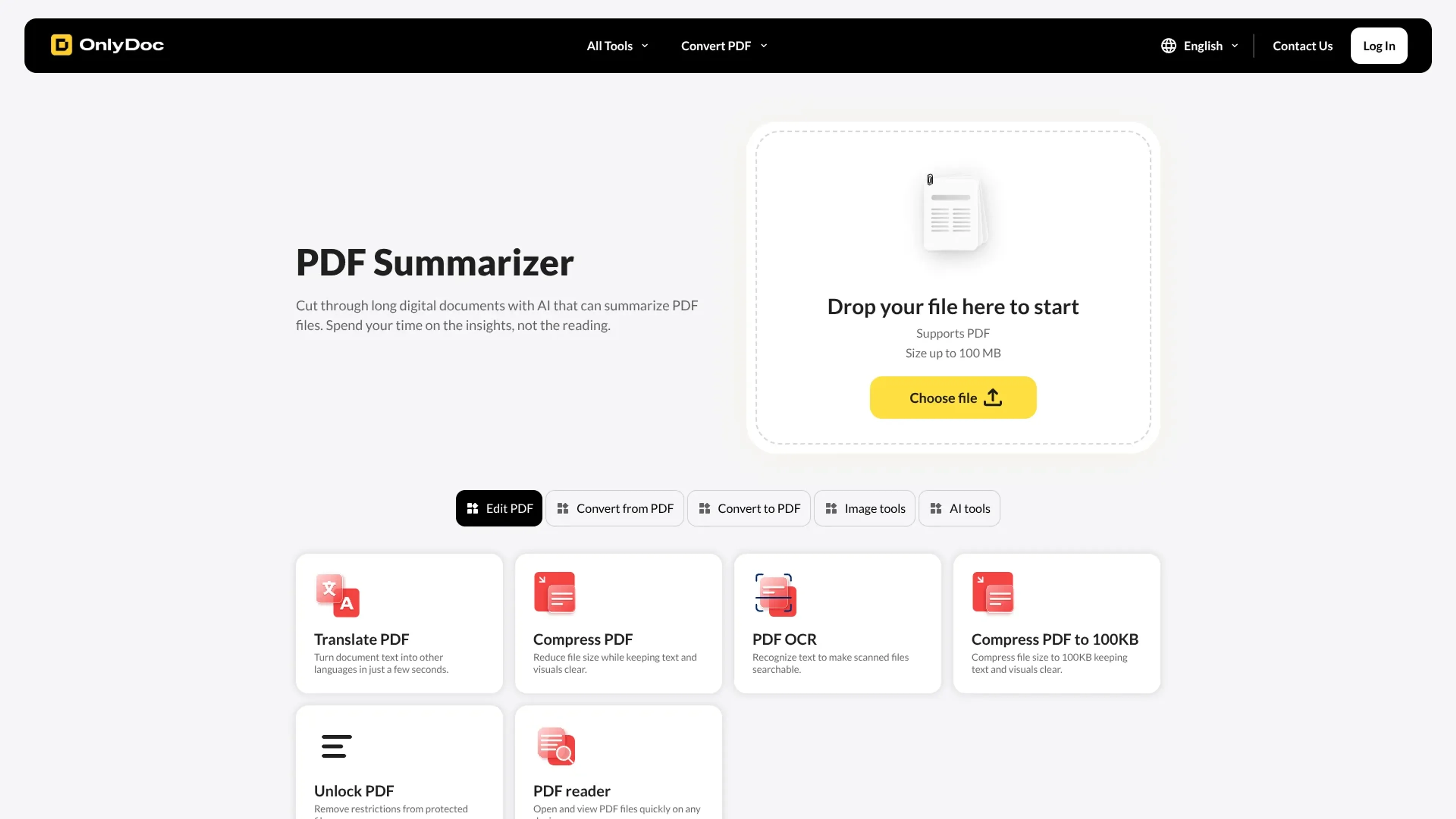 Image related to OnlyDoc, an AI tool for summarizing text or documents.