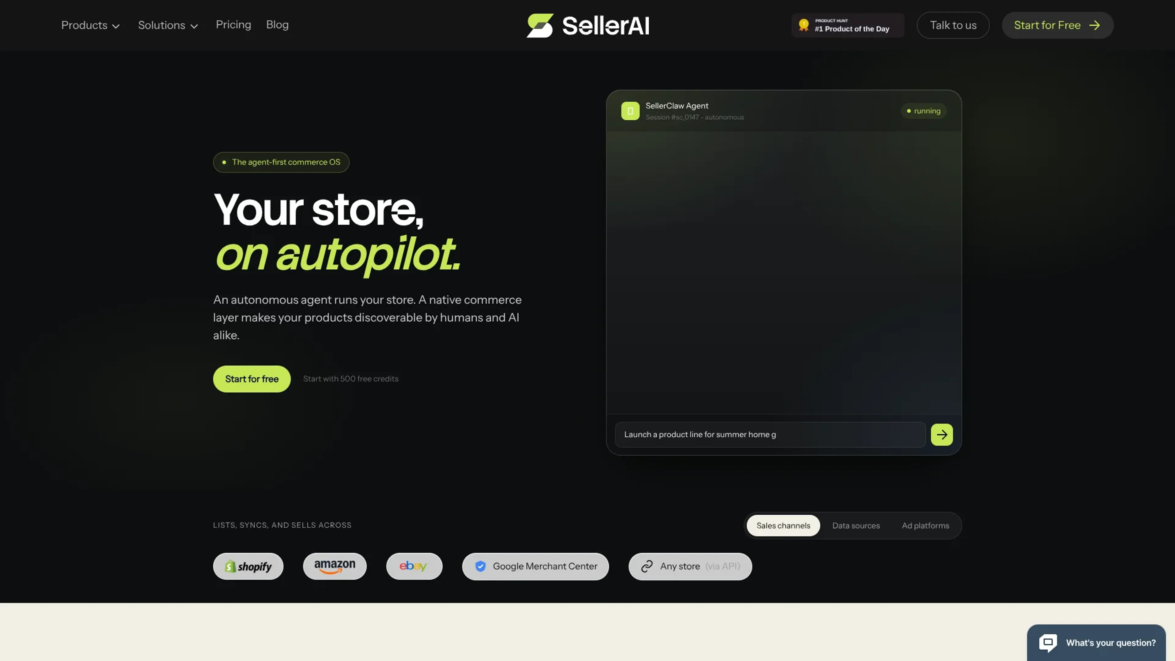 Image related to SellerAI, an AI tool for enhancing online store management and sales.