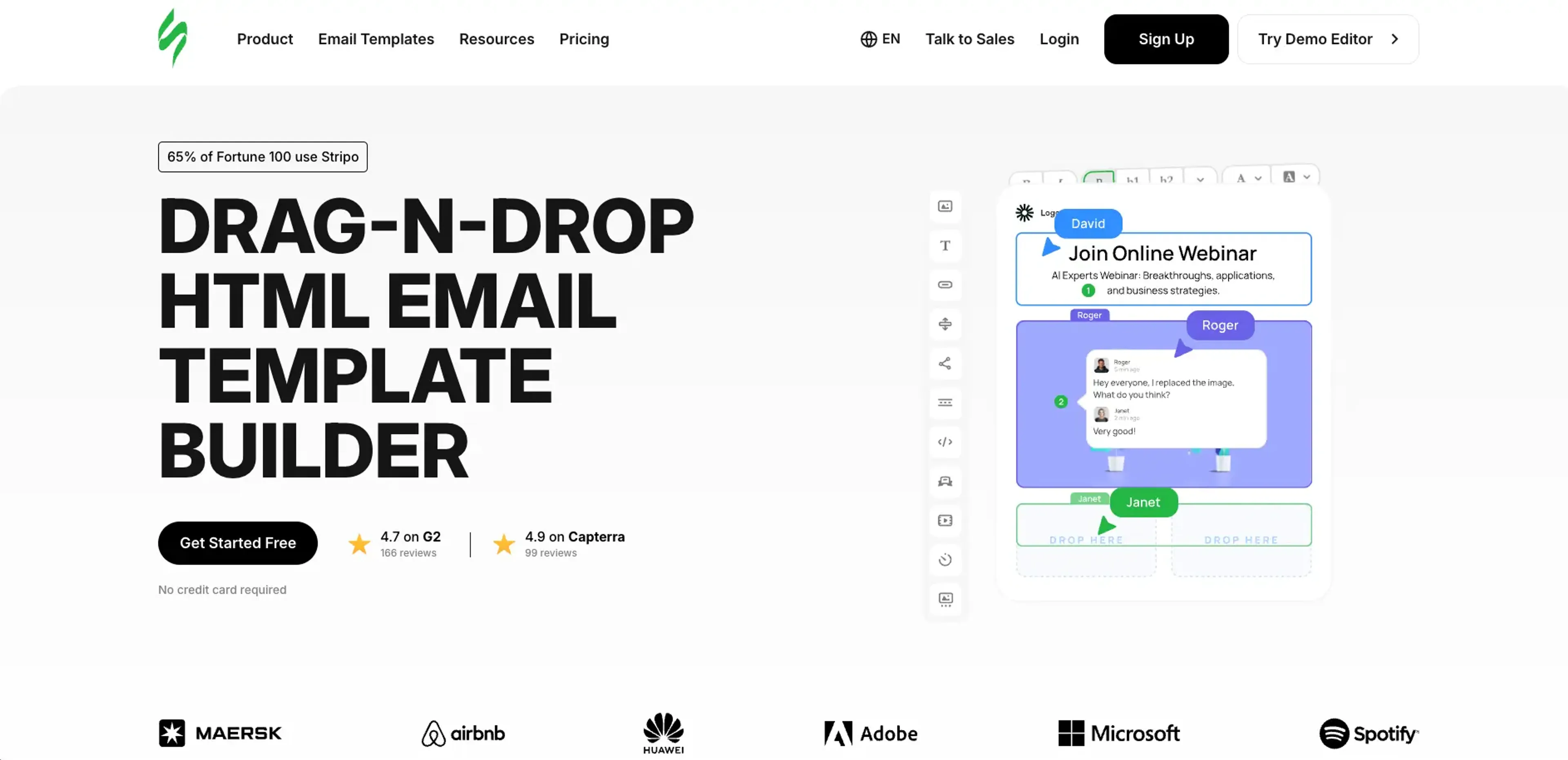 Image related to Stripo, an AI tool for automating and optimizing marketing tasks.