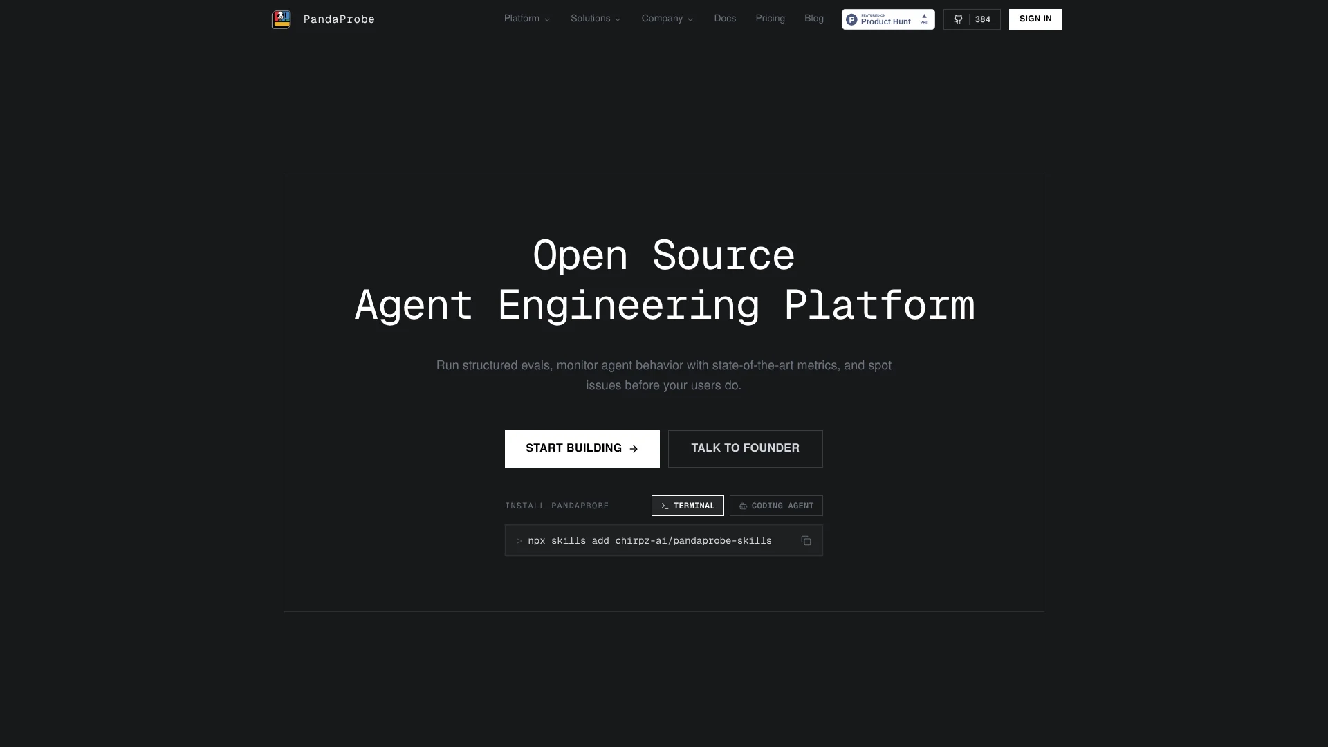 PandaProbe manual_2 screenshot