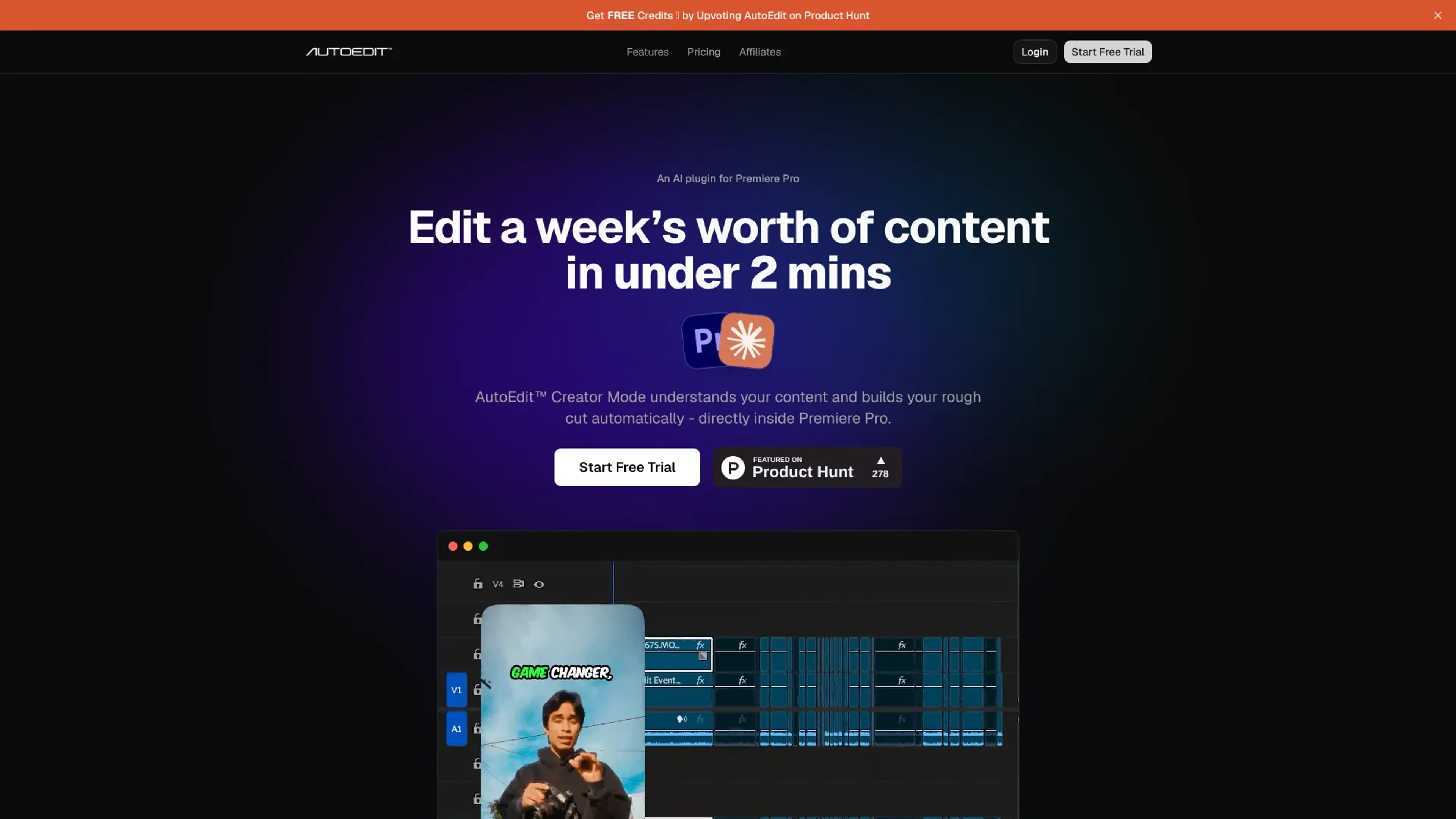 Image related to AutoEdit, an AI tool for editing and refining video content.