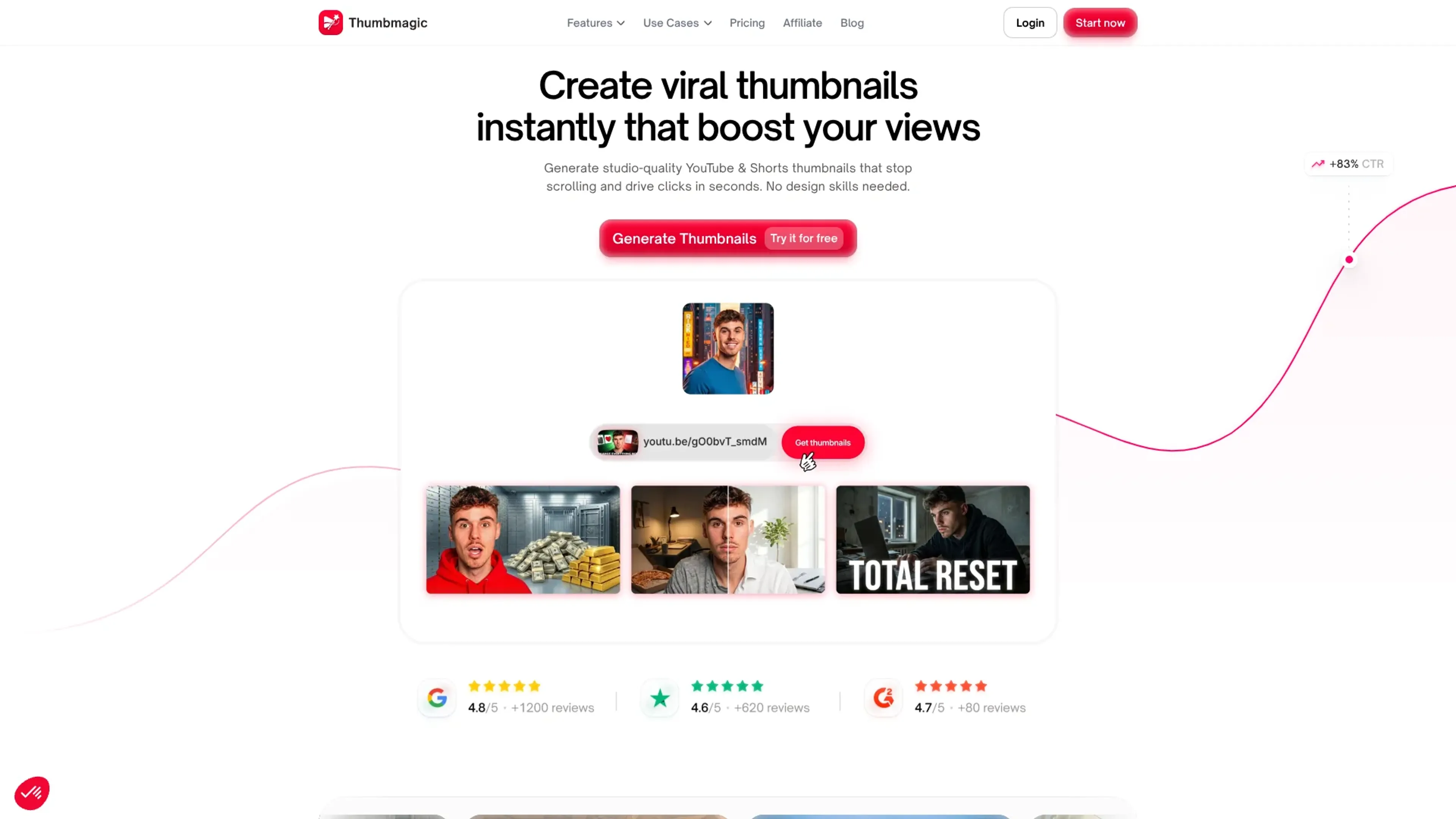 Image related to Thumbmagic, an AI tool for generating design concepts and layouts.