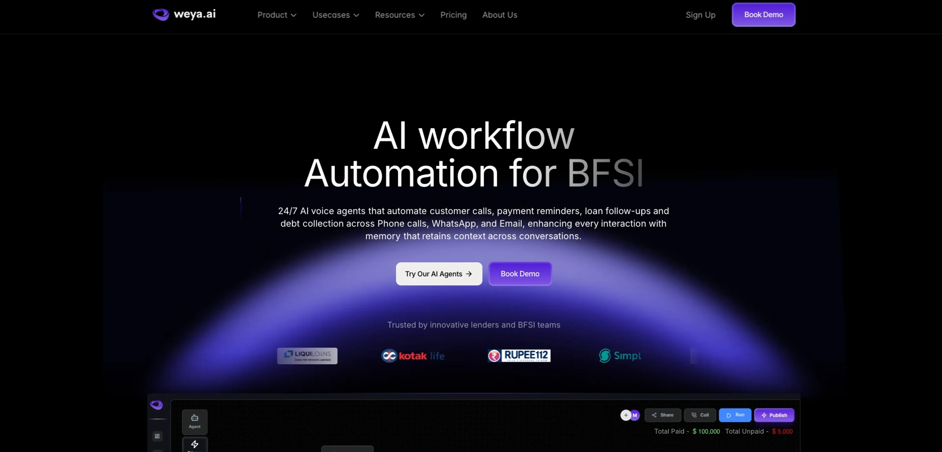 Image related to weya, an AI tool for building and deploying autonomous agents.
